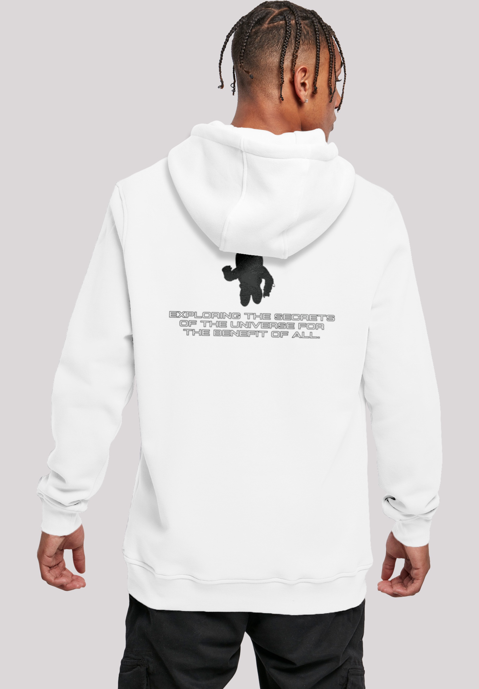 F4NT4STIC Kapuzenpullover »NASA worm« Print