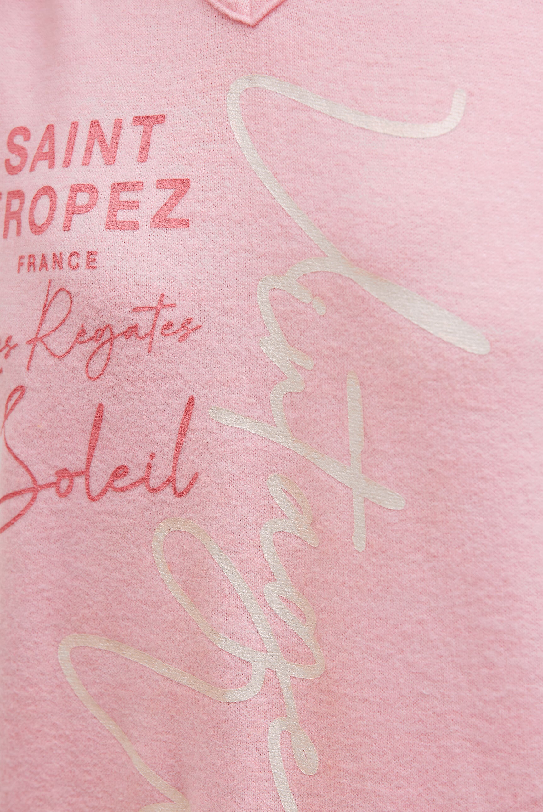 SOCCX Rundhalspullover mit Seitenschlitze