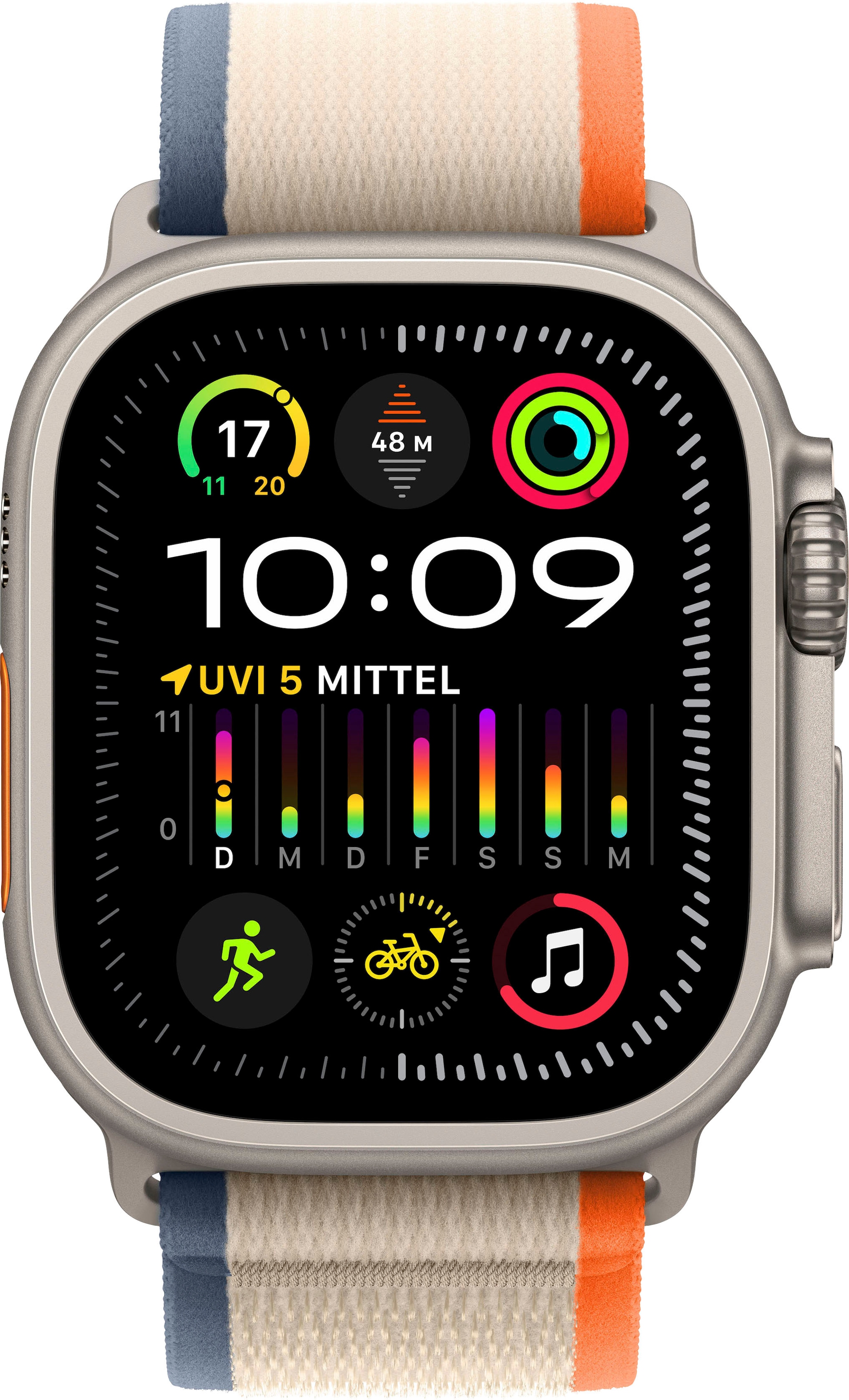 Apple Smartwatch »Watch Ultra 2 GPS 49 mm + Cellular Titanium S/M«, (Watch  OS 10) | BAUR