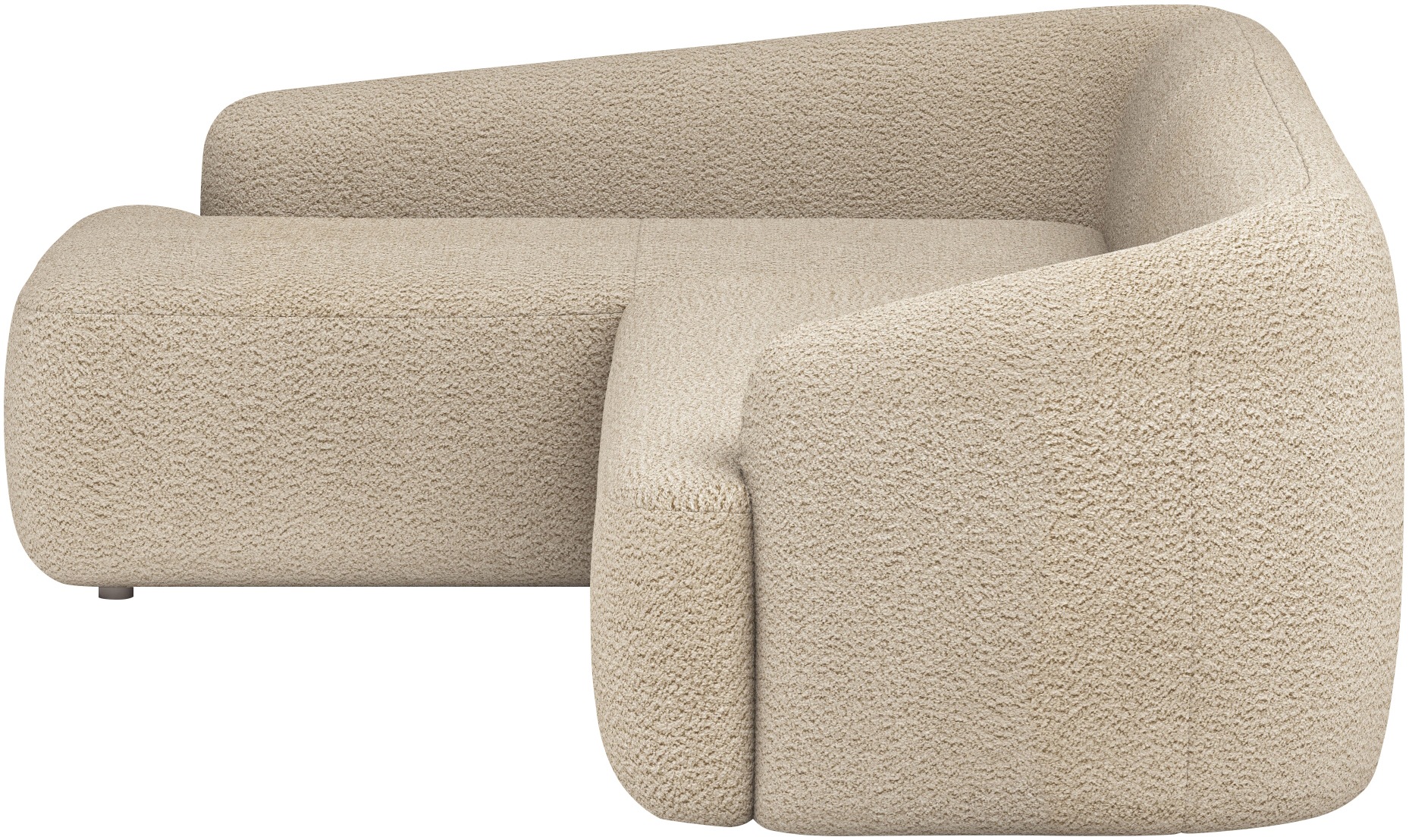 INOSIGN Ecksofa »Nergal, Einzelsofa oder L-Form«, Modernes Design, schlichte Optik, stilvoller Blickfang im Wohnzimmer