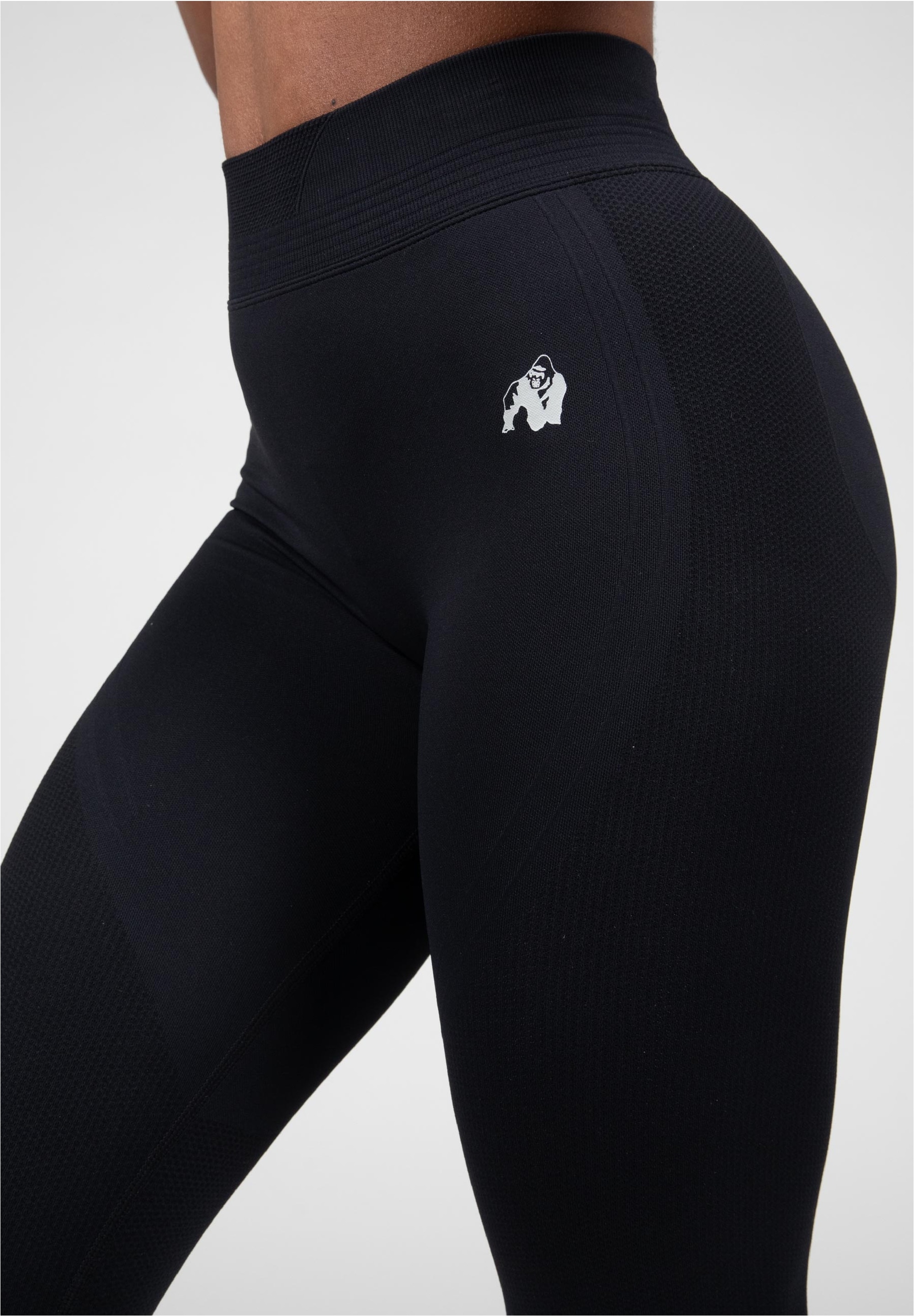 Gorilla Wear Sporthose, mit hohem Bund und Scrunch-Detail