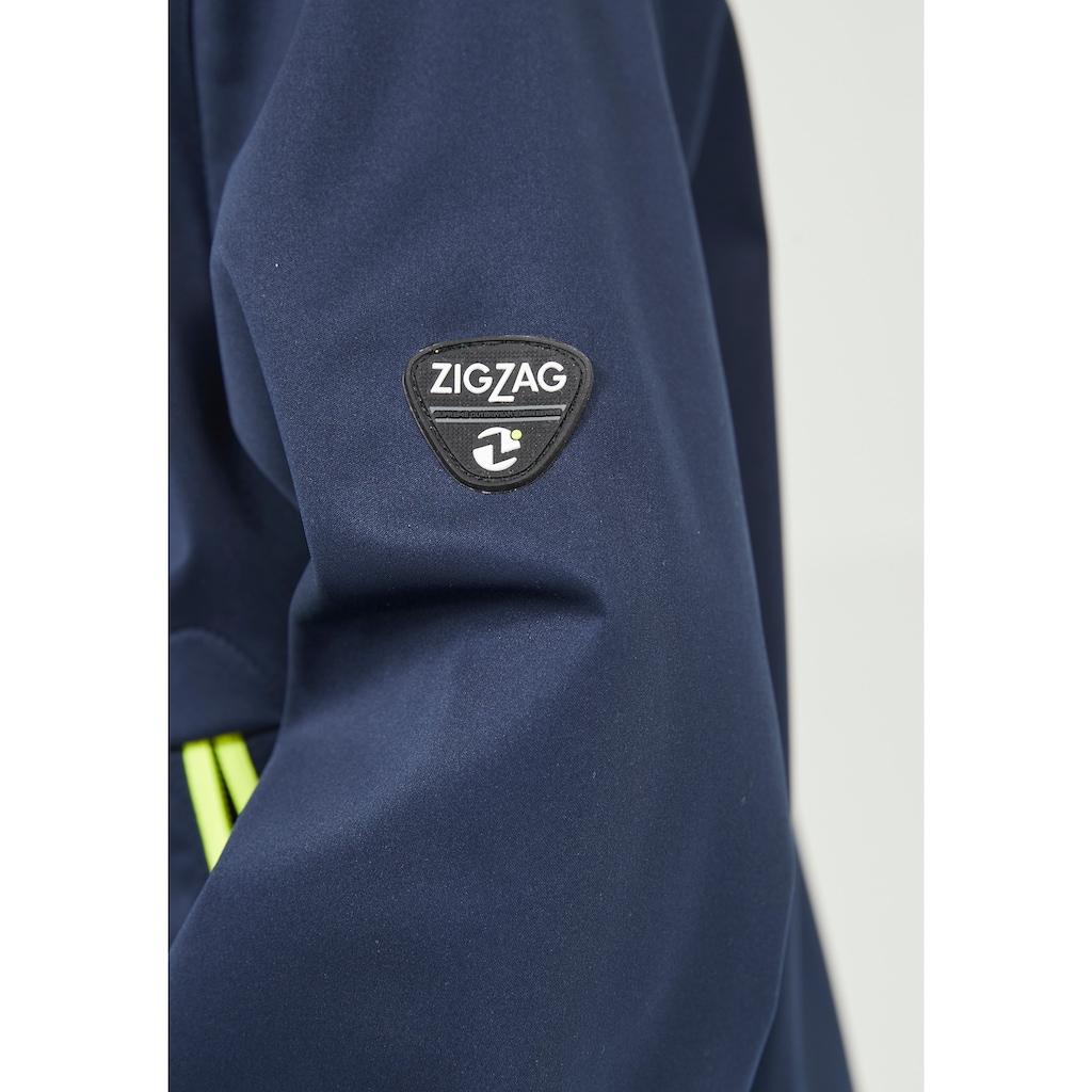 ZIGZAG Softshelljacke »SKJOLD W-PRO 8000 WATERPROOF«, mit 8000 mm Wassersäule