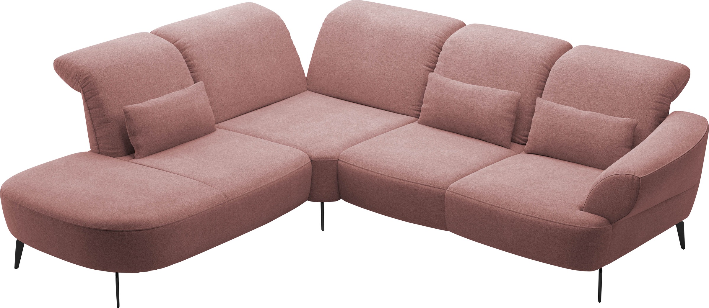 sit&more Ecksofa »Dance«, inkl.System Click&Seat und Sitztiefenverstellung