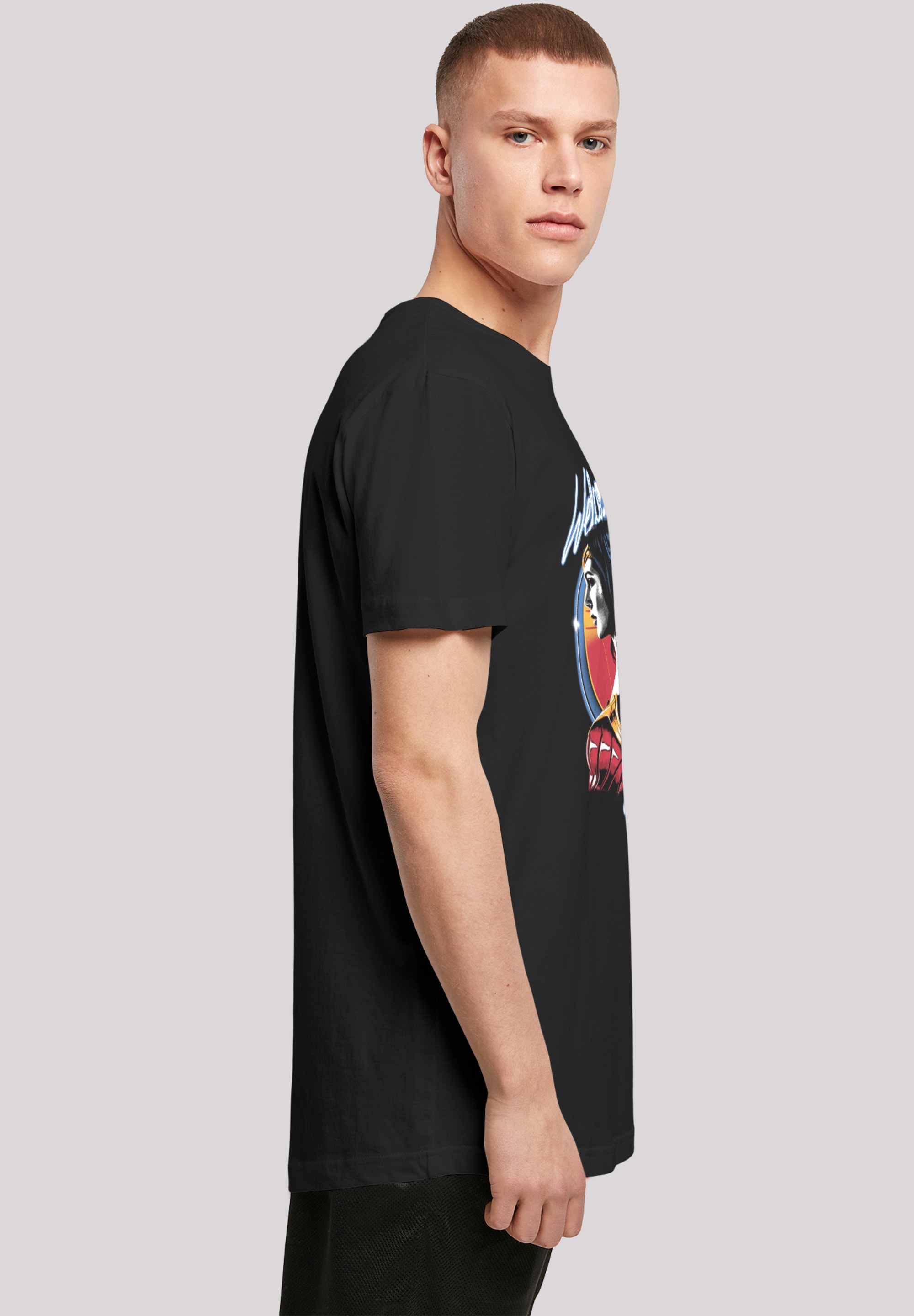 F4NT4STIC T-Shirt »DC Comics Wonder Welcome To The 80s«, Herren,Premium Merch,Lang,Longshirt,Bedruckt