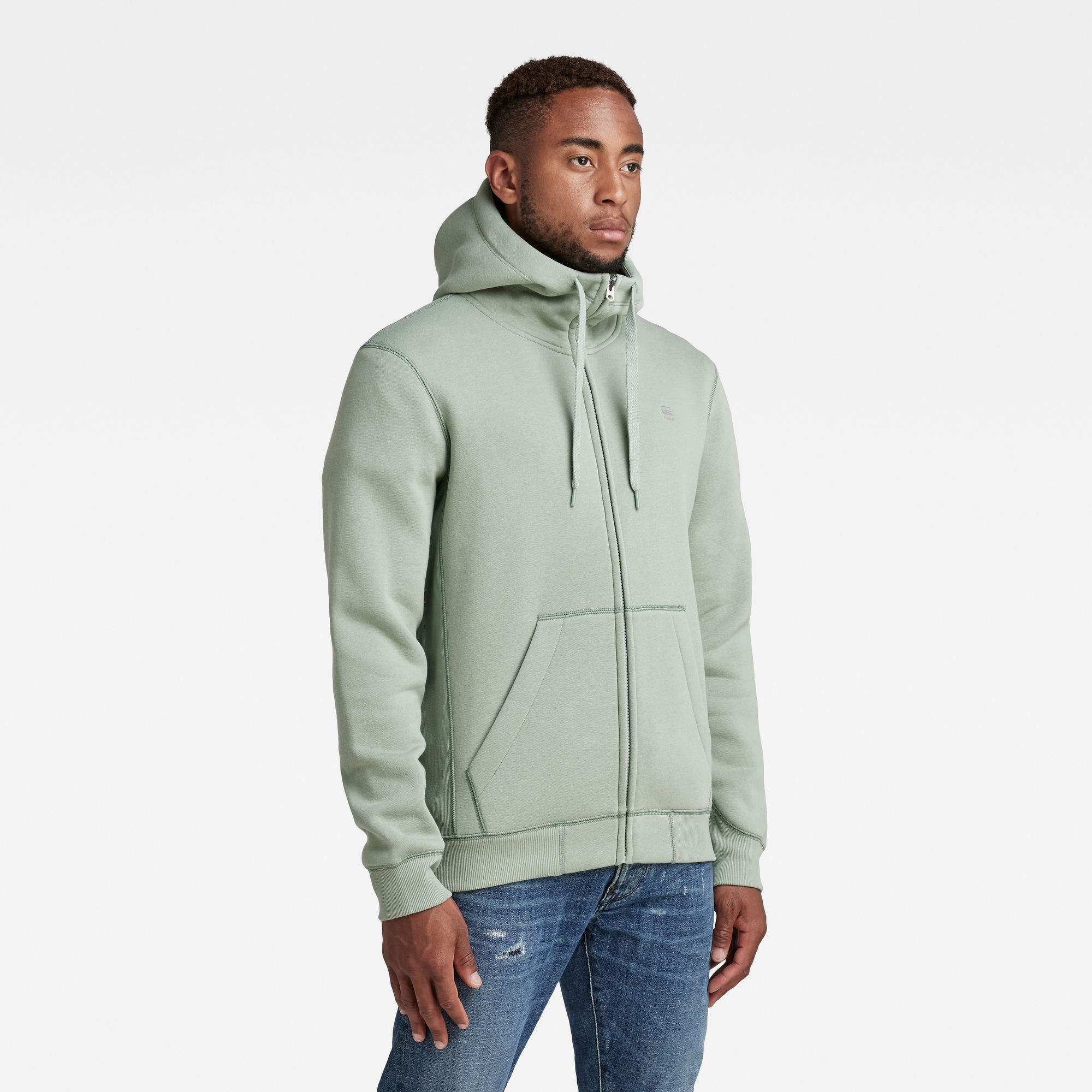 G-STAR Kapuzensweatjacke "Premium Basic Hooded Zip Sweater" günstig online kaufen