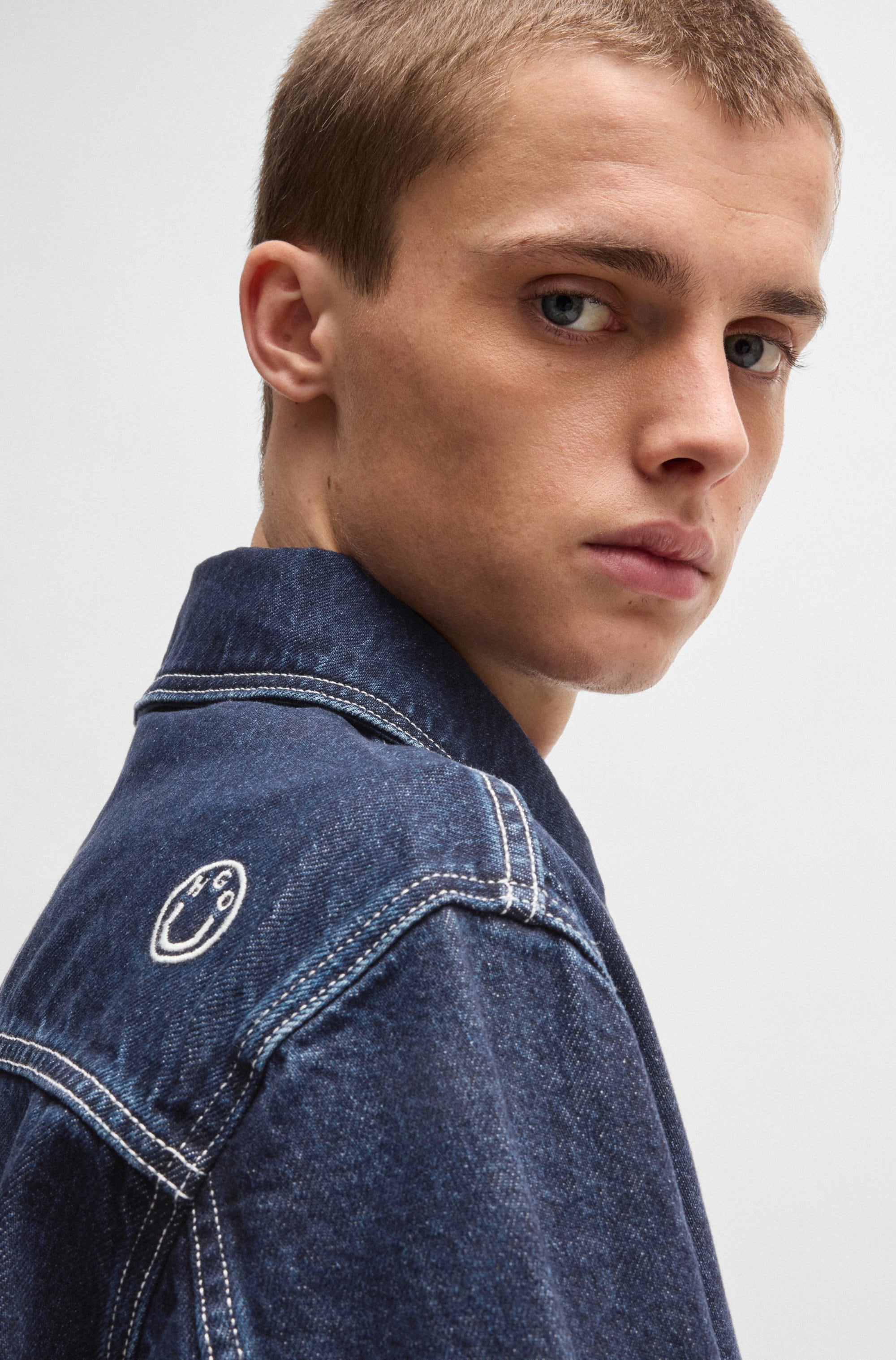 HUGO Blue Outdoorjacke »Galane_B«, mit Ziernähten