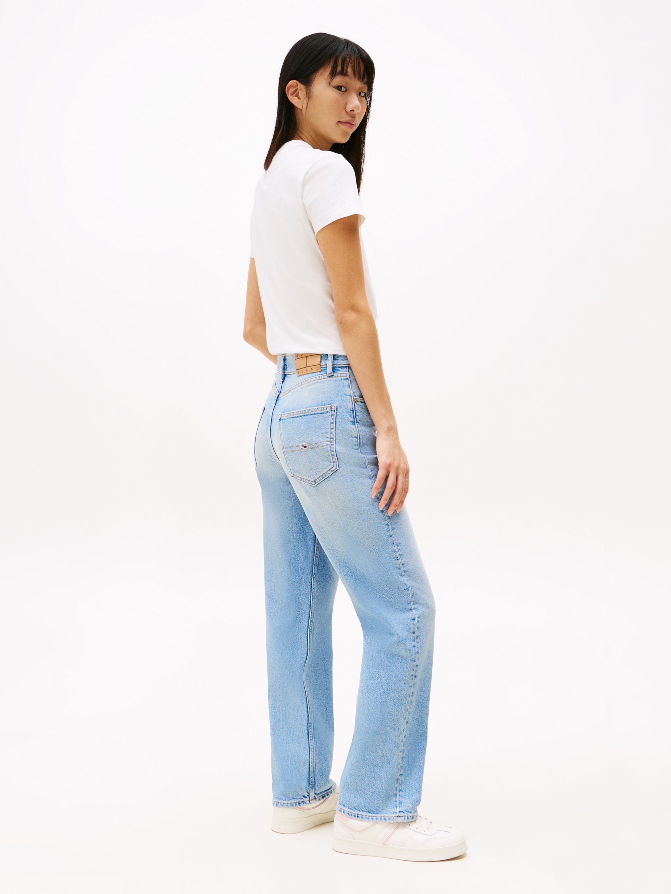 Tommy Jeans Straight-Jeans »Layla High Rise Slim Straight«, in Knöchellänge
