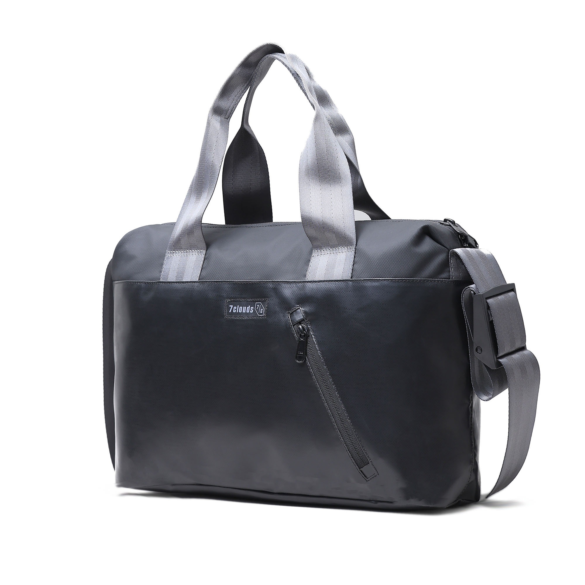 Thumbnail - 7clouds Umhängetasche "Erkan 7.1" mit recyceltem PET