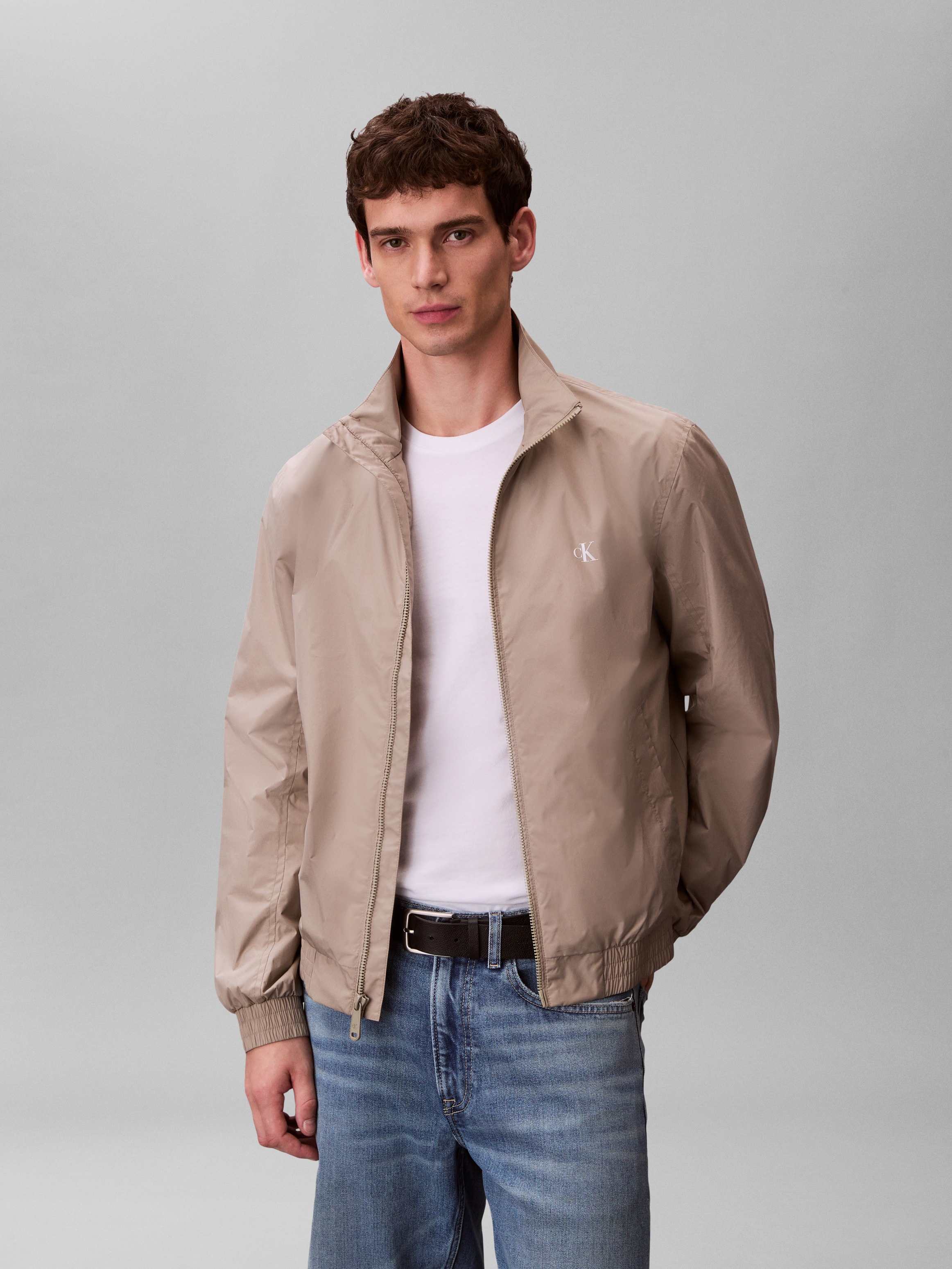 Calvin Klein Jeans Windbreaker "UNFILLED NYLON" ohne Kapuze Regular fit mit Stehkragen