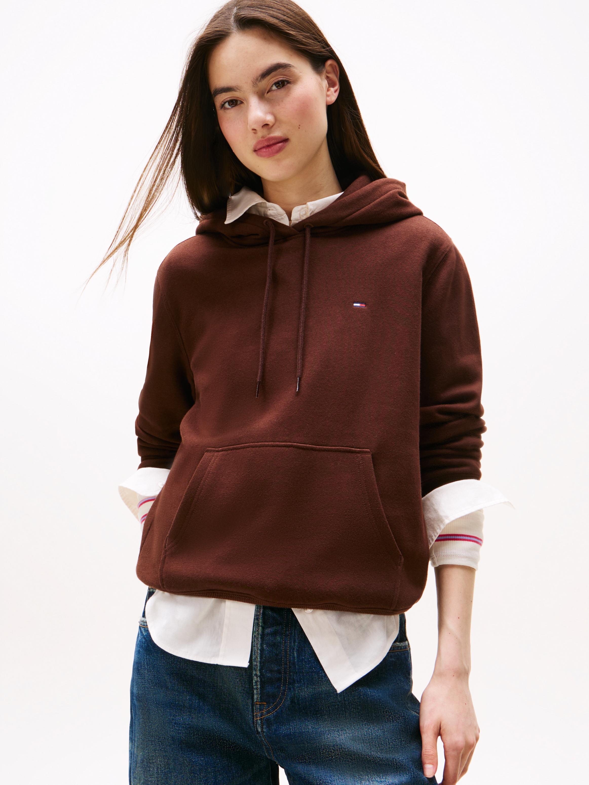 Tommy Jeans Kapuzensweatshirt "TJW REG S FLAG HOODIE" mit Logo-Flag günstig online kaufen