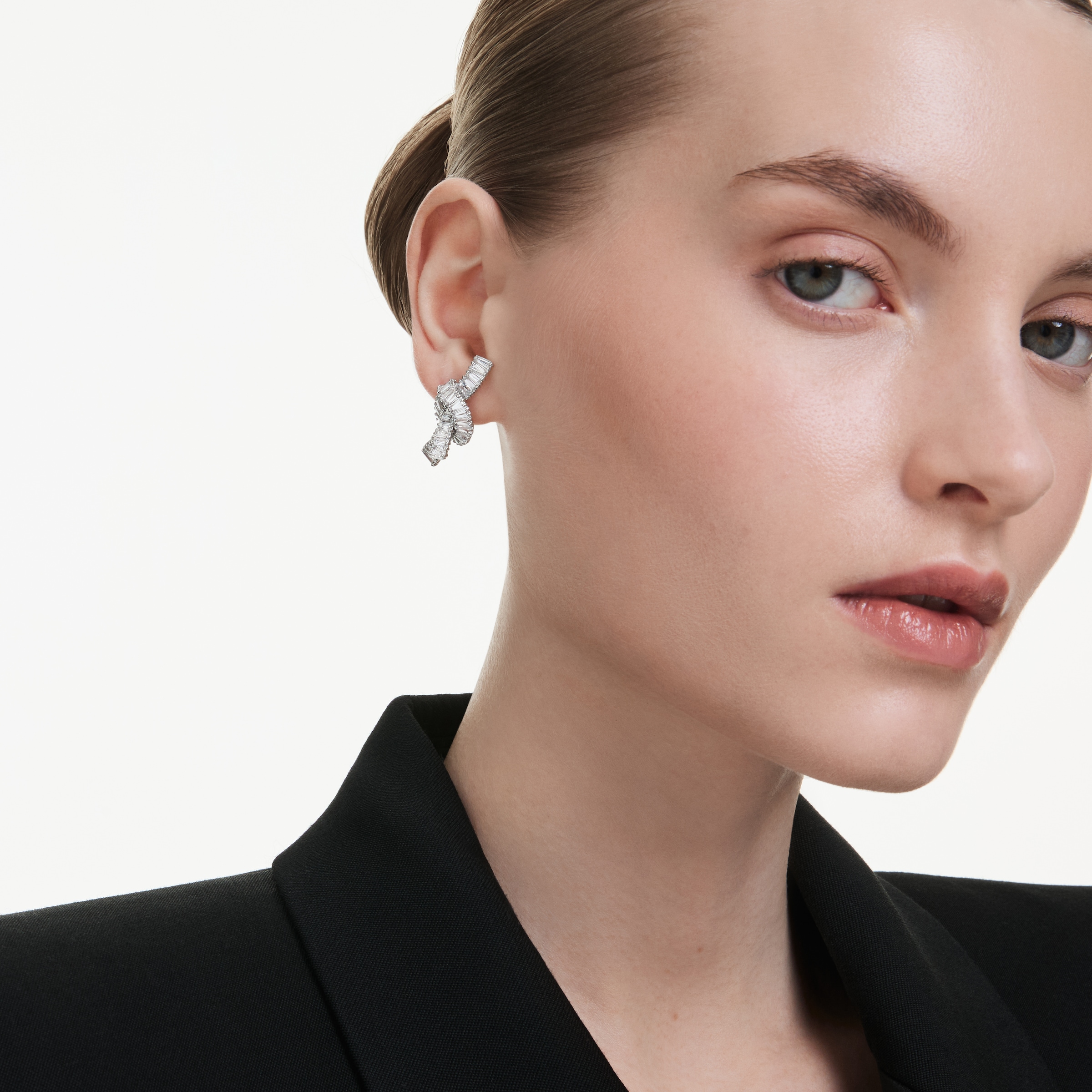 Swarovski Paar Ohrstecker »Schmuck Geschenk Matrix Ohrringe«, mit Swarovski® Kristall, Swarovski® Zirkonia (synth.)
