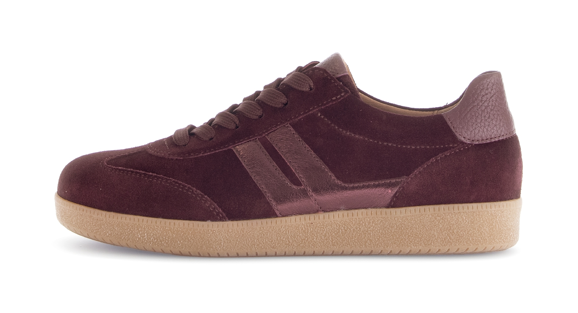 Gabor Plateausneaker, Freizeitschuh, Halbschuh, Schnürschuh mit gepolstertem Schaftrand