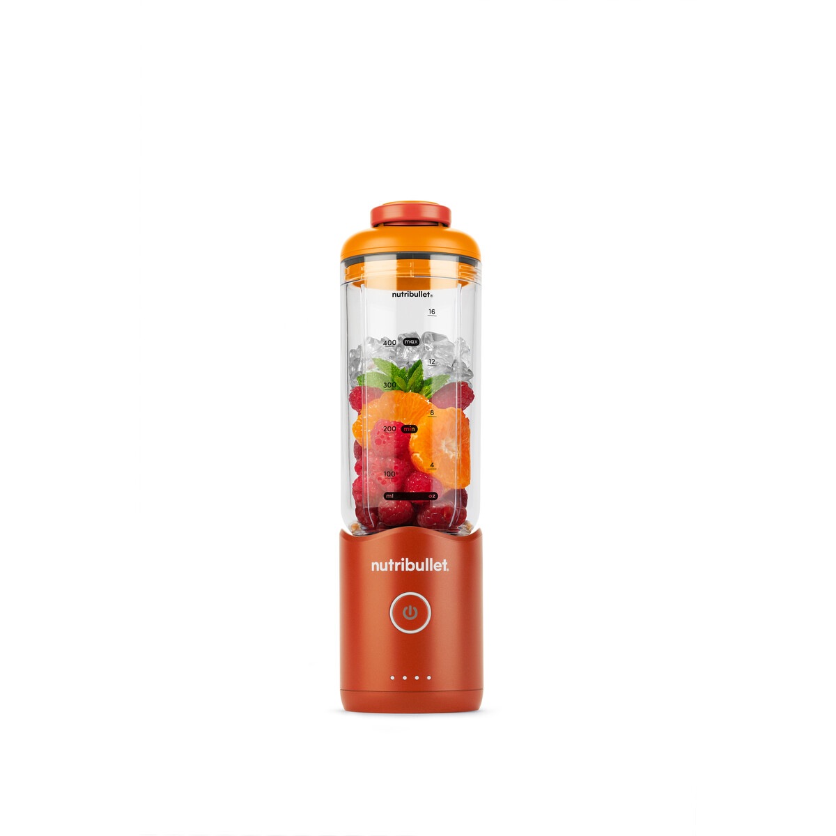 NUTRIBULLET Smoothie-Maker "NB Flex Portable NBP013OR", B:8,2cm H:39cm T:8,2cmorange, Zerkleinerer