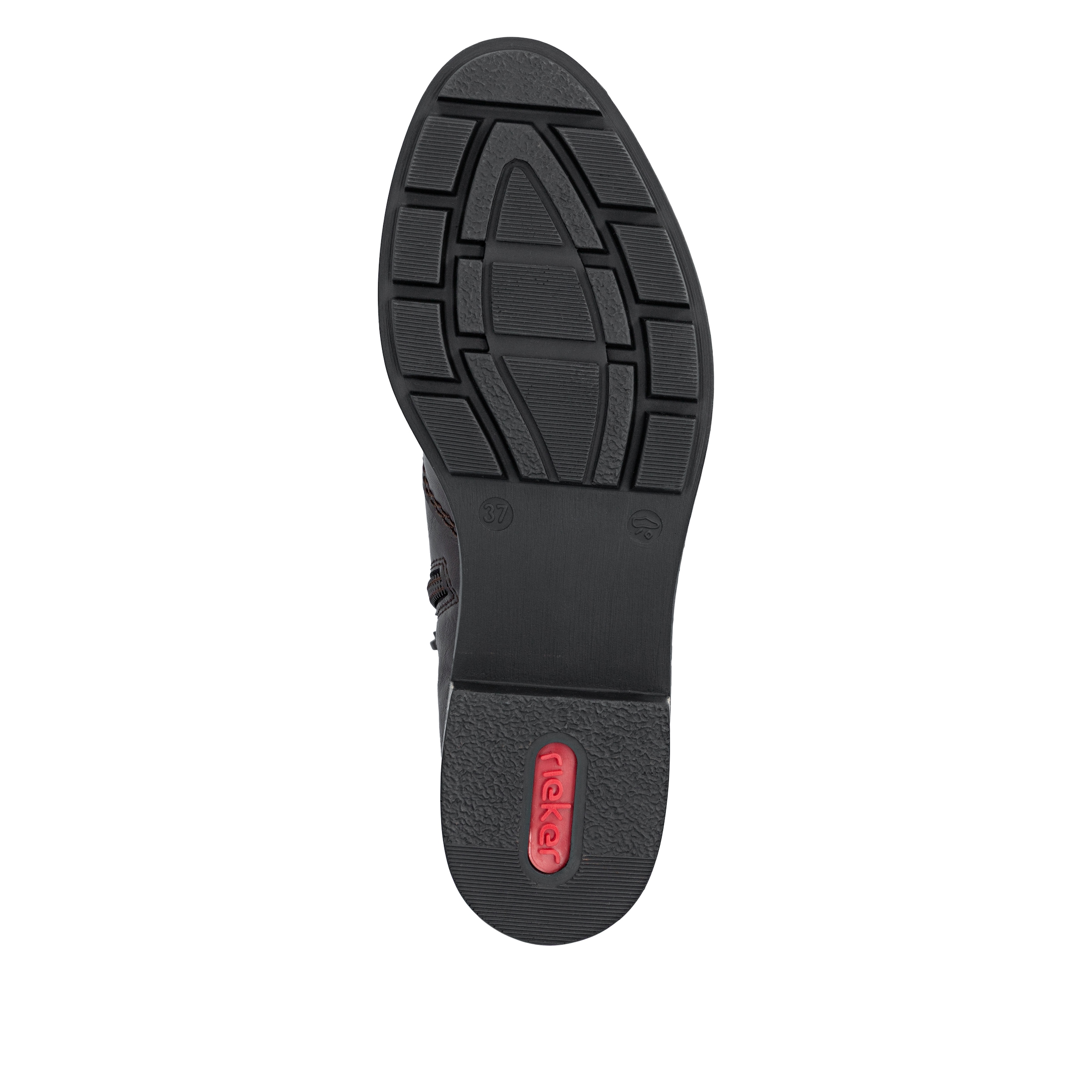 Rieker Winterstiefelette  Reißverschluss-Boots mit Zierkordel und slouchy Schaft