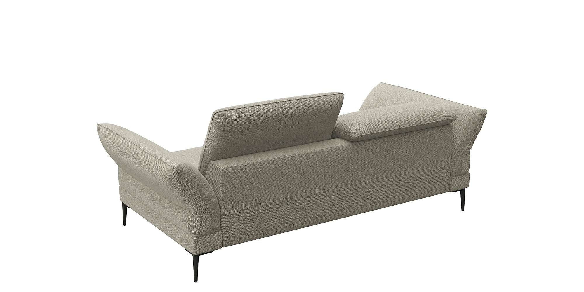 FLEXLUX 2,5-Sitzer »Salino, Funktionssofa, Relaxsofa«, Sofa mit Arm- und Kopfteil-Verstellungen, Kaltschaum & Stahl-Wellen