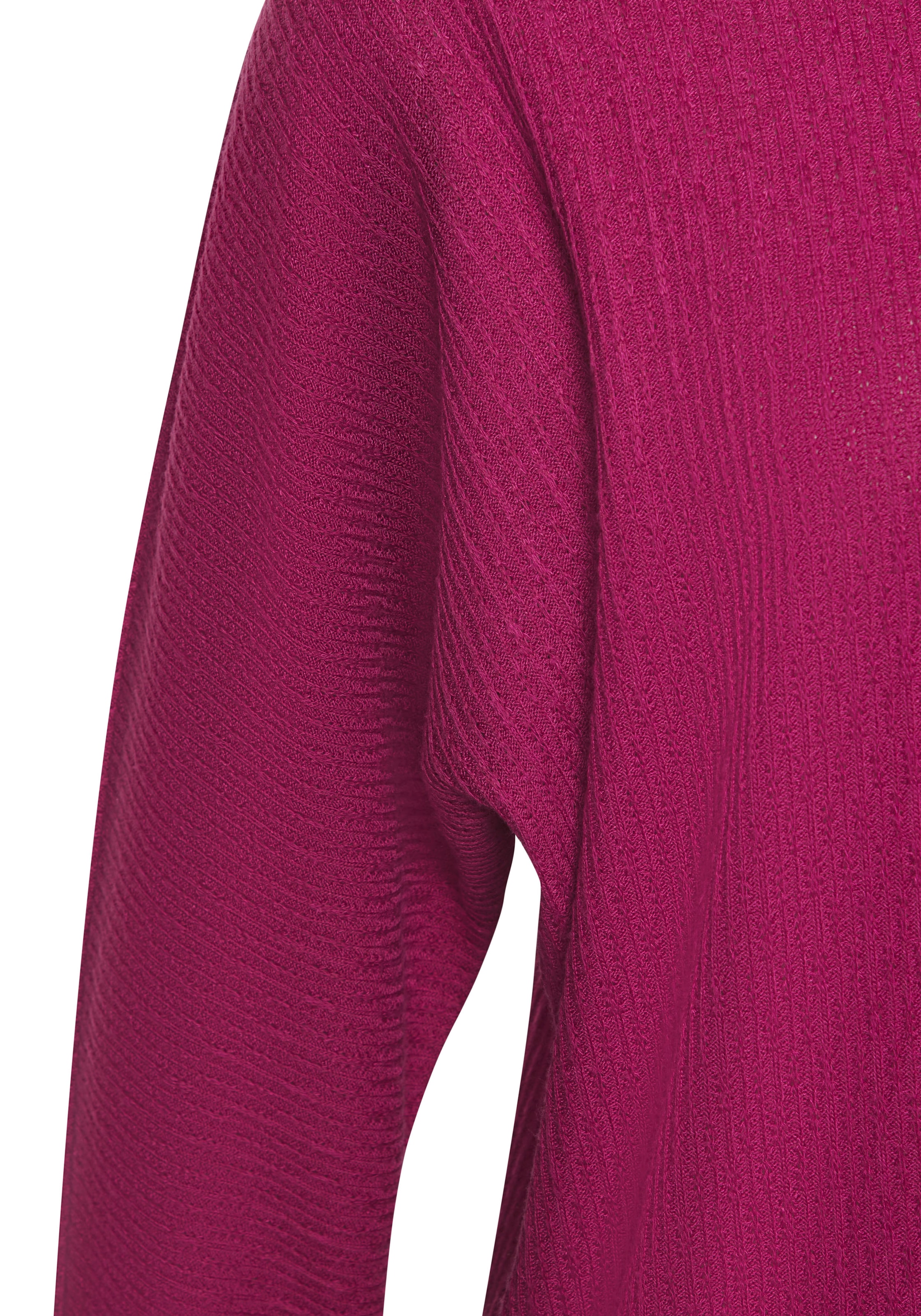 Vivance Langarmshirt »in modischer Struktur-Optik«, aus pflegeleichter Strickqualität mit Viskose