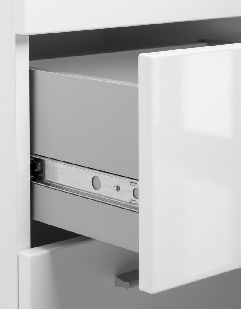 OTTO home Midischrank »Föhr« minimalistisch, zeitlos, hochglänzend
