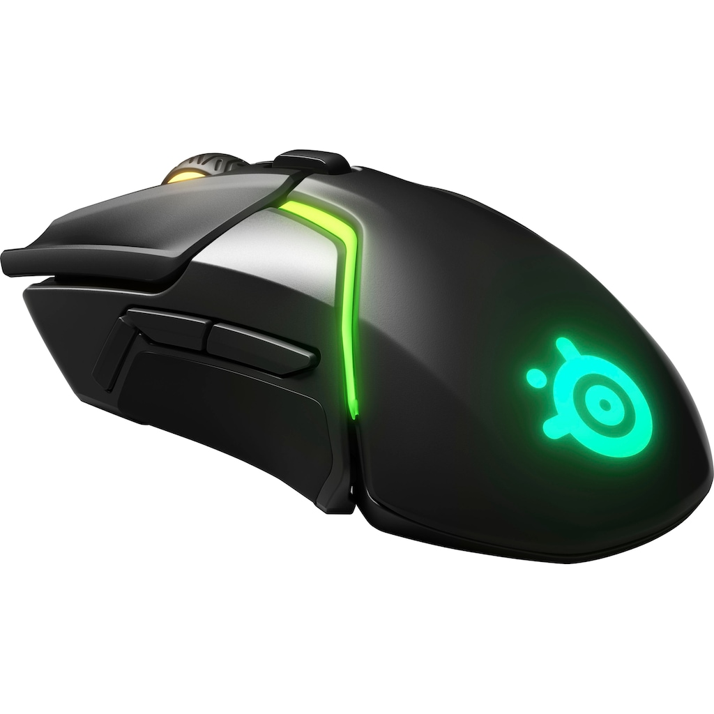 SteelSeries Gaming-Maus »Bundle Rival 650 Wireless + QcK Large Cyberpunk Edition«, USB