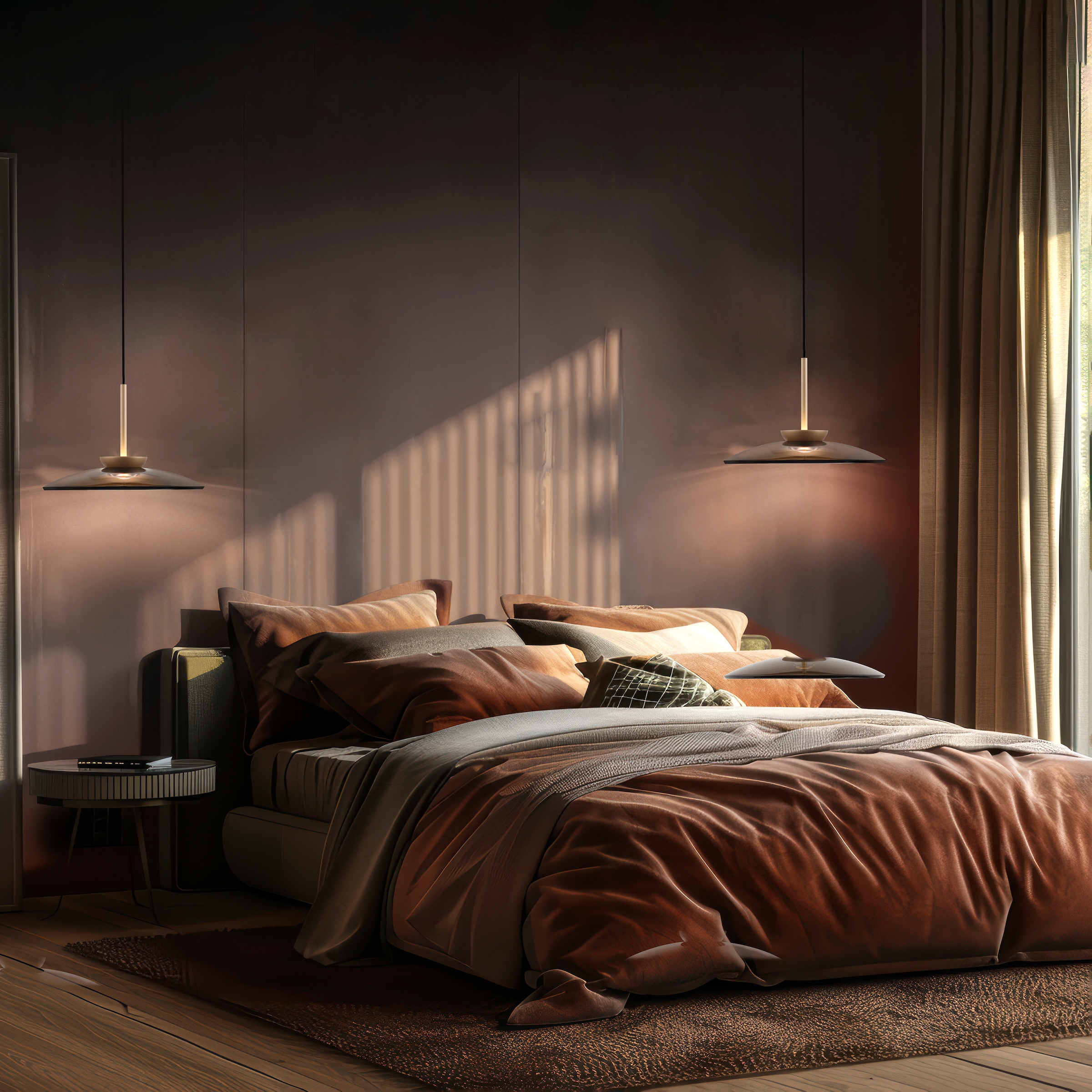 Neuhaus PURE LED Pendelleuchte »PURE E-Moon« LED-Board 1 Stk. warmweiß - kaltweiß e-LIFT® Funktion, CCT, dimmbar über Fernbedienung