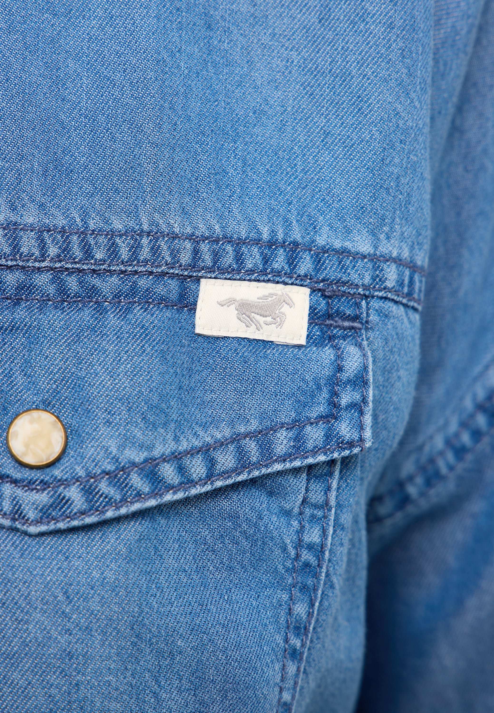 MUSTANG Langarmbluse »Damen Style Dakota Shirt«