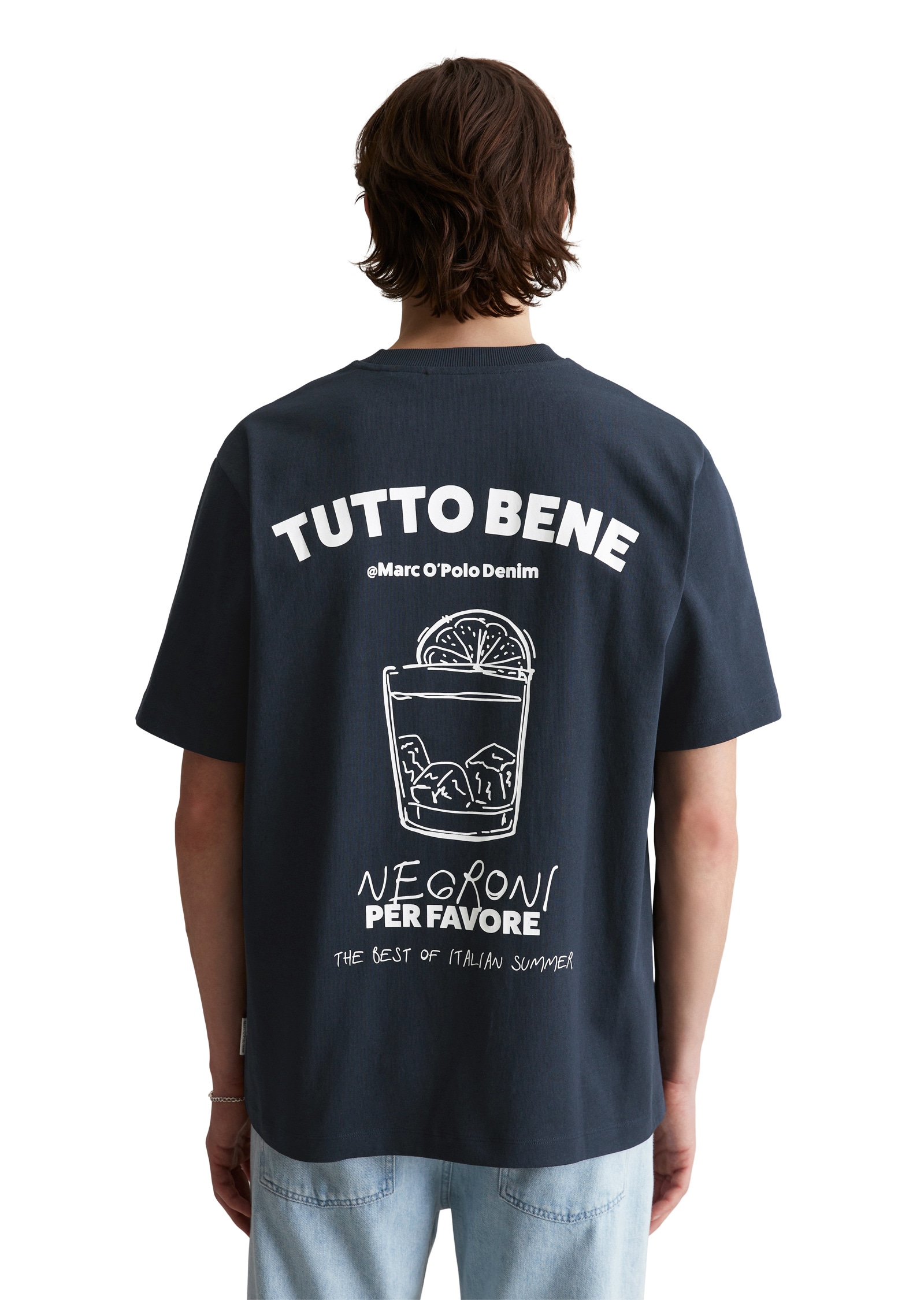 Marc O'Polo DENIM T-Shirt »mit Print auf Vorder- und Rückseite«