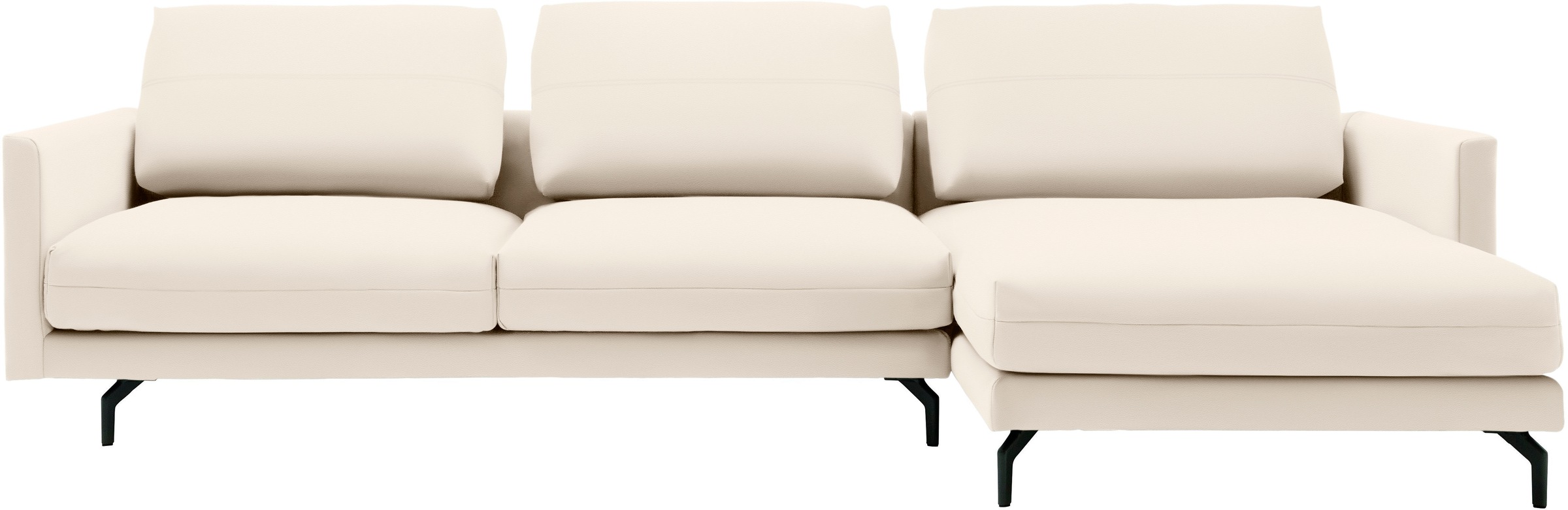 Creation BY ROLF BENZ Ecksofa "CR.414, Designecksofa, Polsterecke, Breite 300cm, L-Form" wahlweise aus feinstem Rindsleder oder hochwertigem Chenille