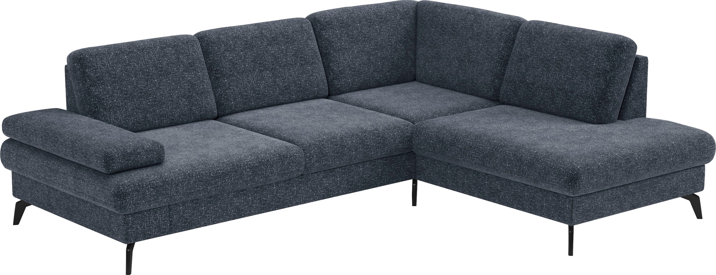 sit&more Ecksofa »Morris L-Form, inkl. Sitztiefenverstellung«, wahlweise mit Armteilverstellung, Bettfunktion & Bettkasten
