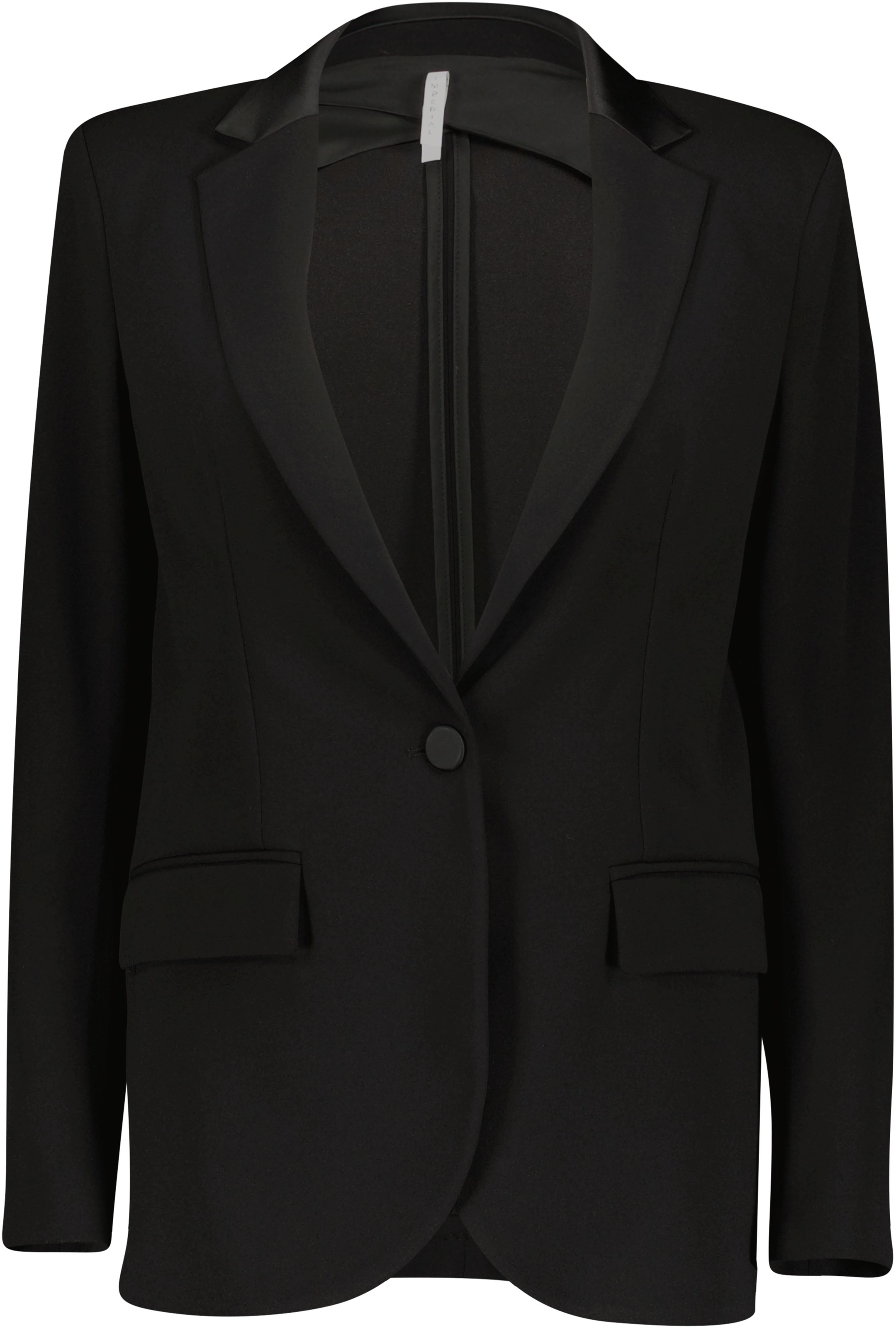 IMPERIAL Longblazer, mit Satindetails und Stretch
