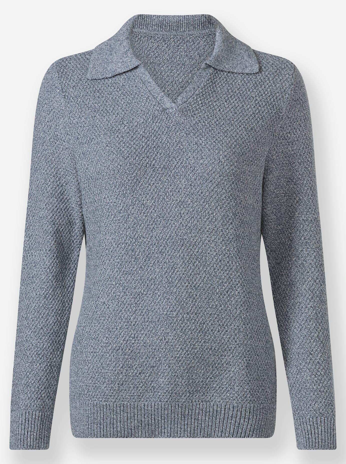 Inspirationen Strickpullover »Polopullover«
