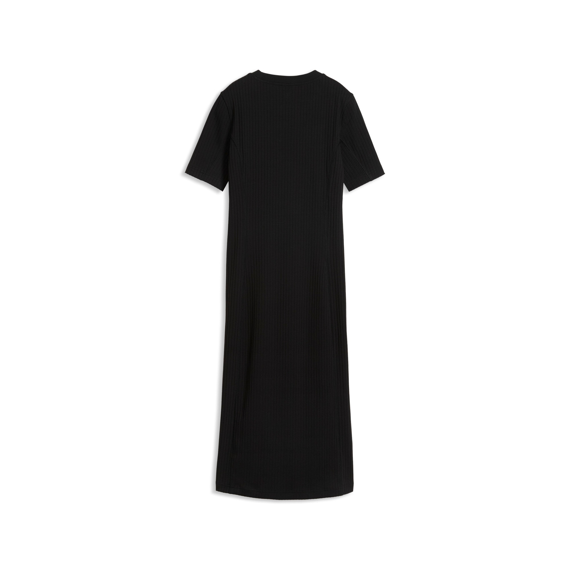 PUMA Sweatrock »HER RIB DRESS« sportlicher Schnitt, unifarbenes Design, kniebedeckende Länge