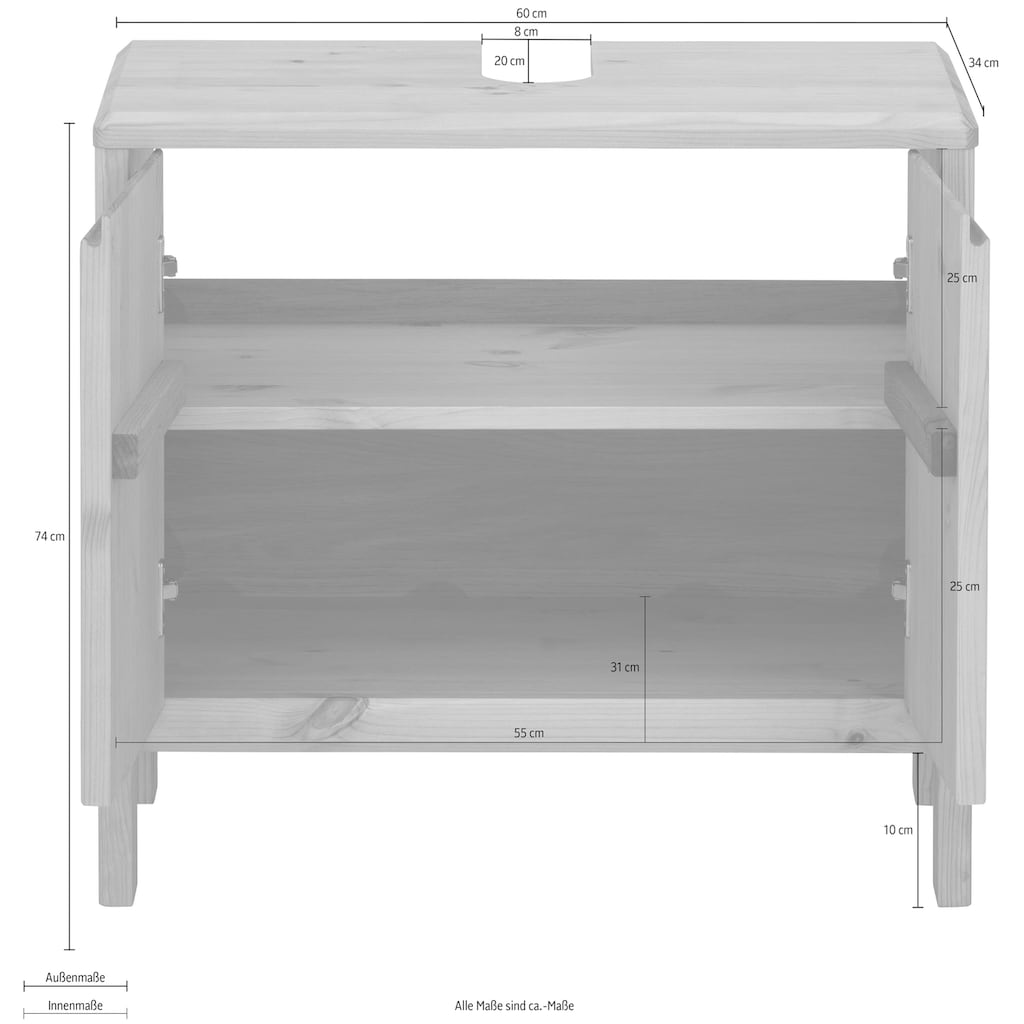 OTTO products Waschbeckenunterschrank »Jorrick«