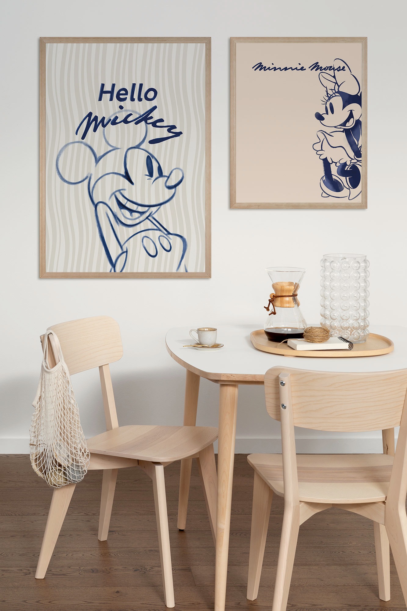 Komar Wandbild »Disney Minnie Mouse Sweet Dancing«, Disney, (Set, 1 St.), 40 x 50 cm (Breite x Höhe) - Kinderzimmer, Dekoration