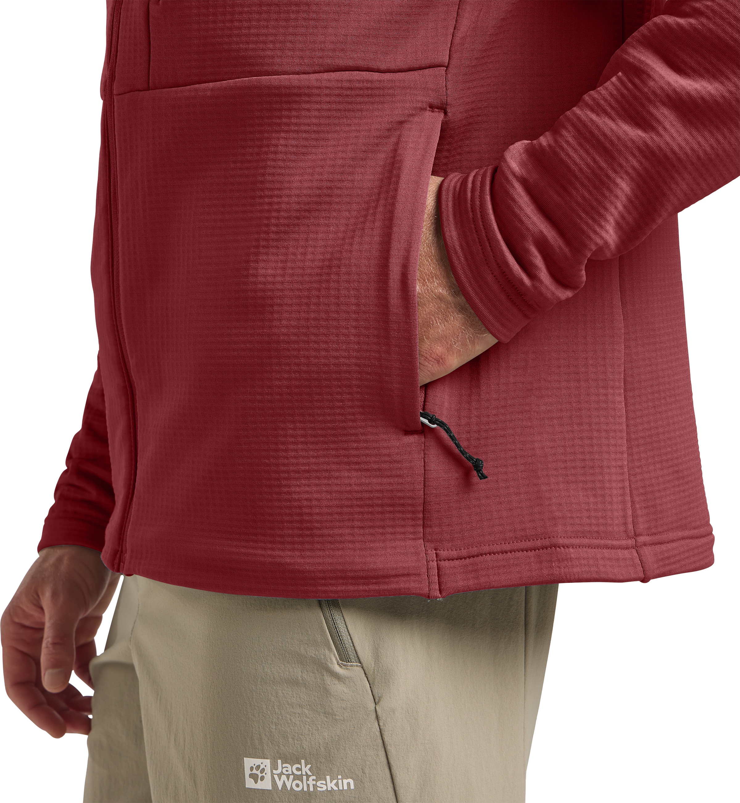 Jack Wolfskin Fleecejacke »KOLBENBERG HOODED FZ M«