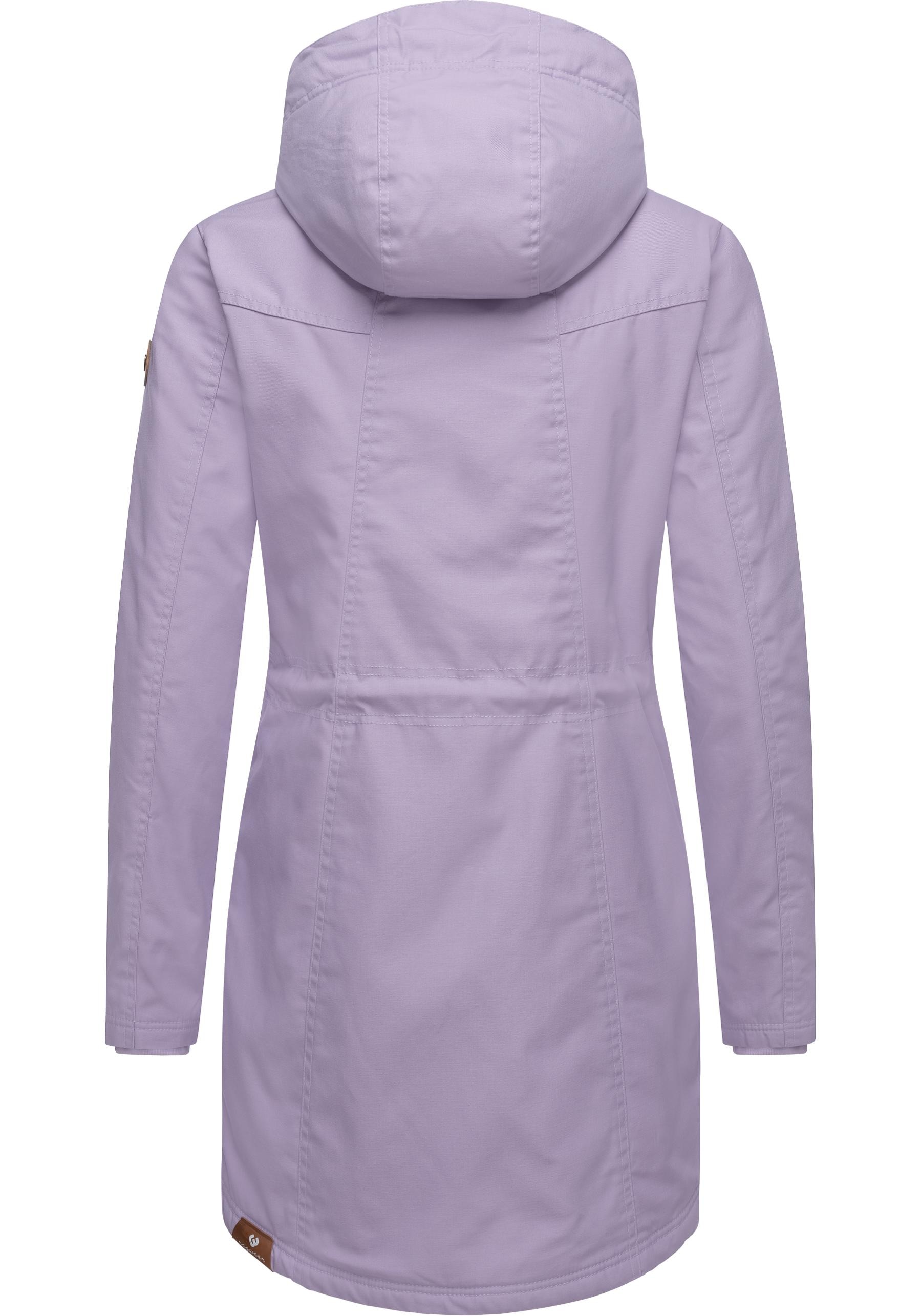 Ragwear Wintermantel »Elsie«, stylischer Winterparka mit Kapuze und Teddyfleece