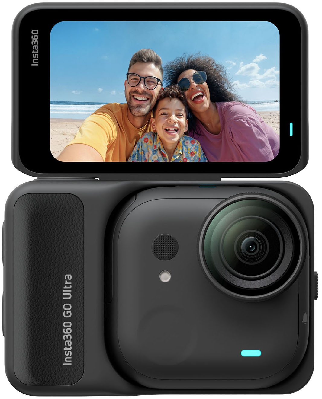 "INSTA360 Action Cam ""GO Ultra Standard Bundle"", midnight schwarz, B:4,6cm H:4,57cm T:1,83cm, Camcorder"