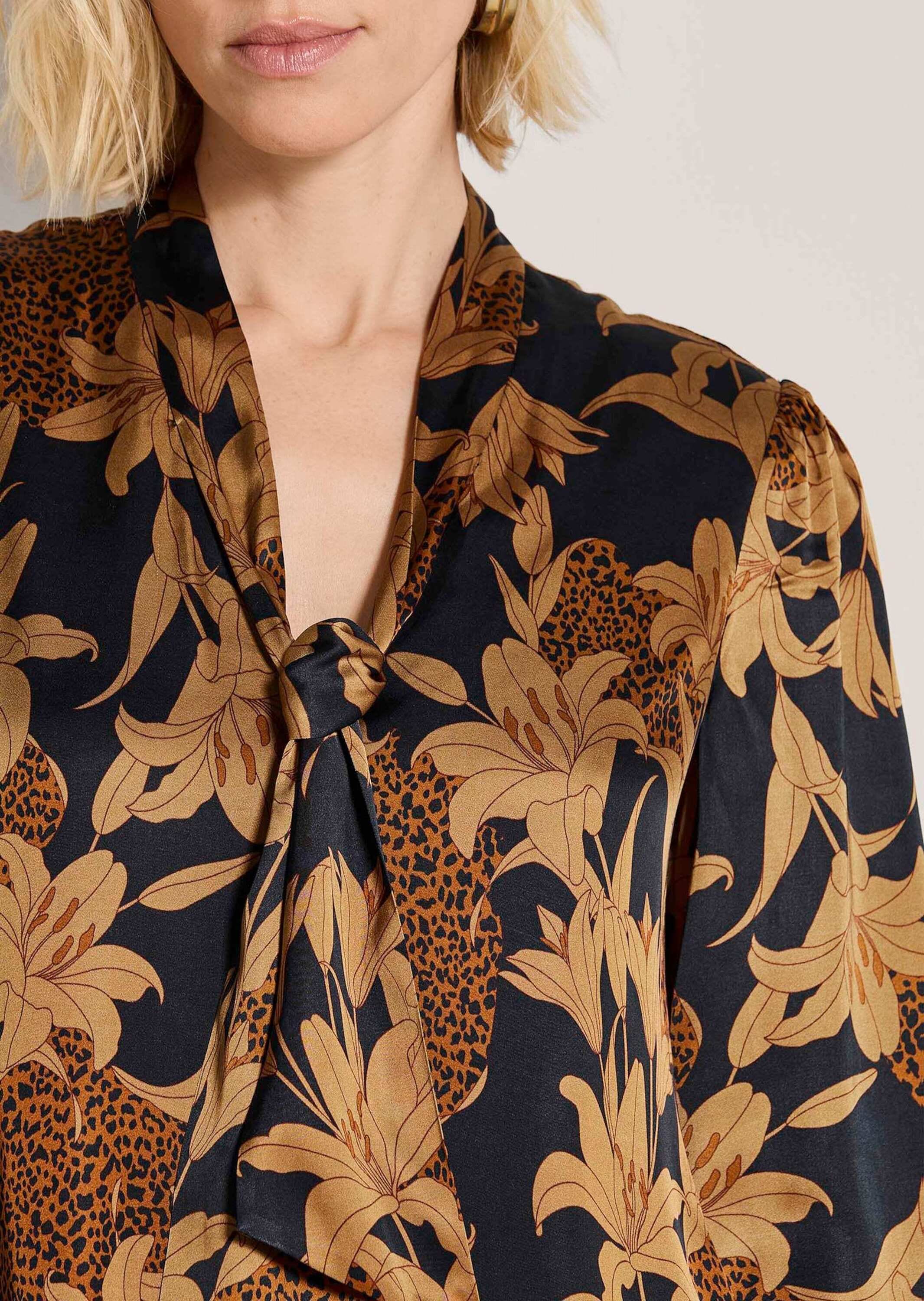MADELEINE Midikleid »Kleid Schluppenkleid mit Blütenprint« Ohne Tasche