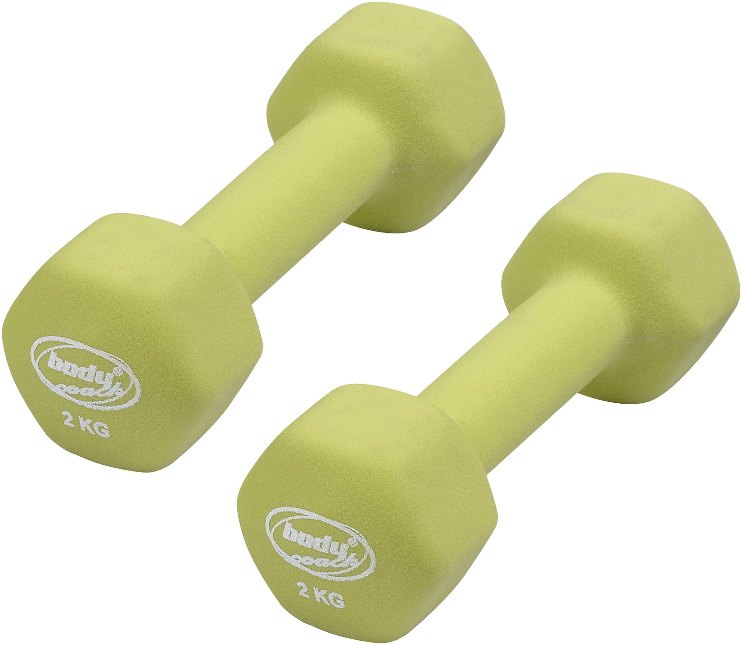 body coach Kurzhantel »Neopren-Hantel für Fitness & Gymnastik«, (Set, mit 2 Hanteln 2 kg),...