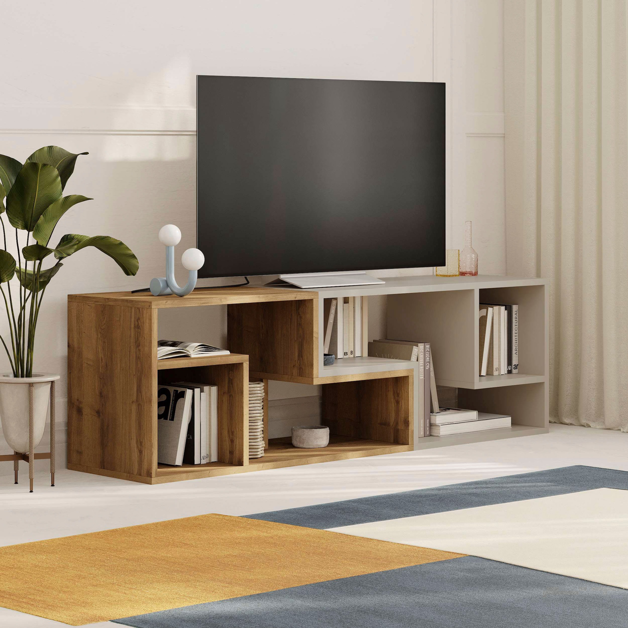 Decortie TV-Schrank »Glis TV Schrank«, (Packung), Einfache Montage,Platzsparend
