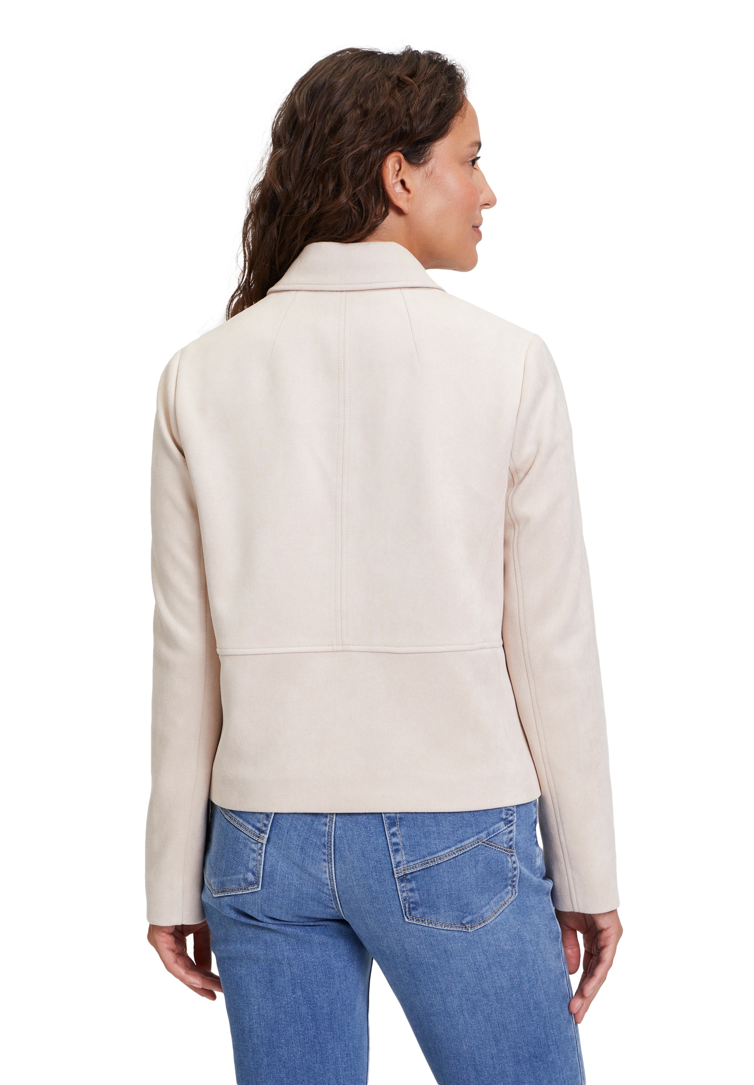 Betty&Co Jackenblazer »Betty & Co Casual-Jacke mit Kragen«, Material