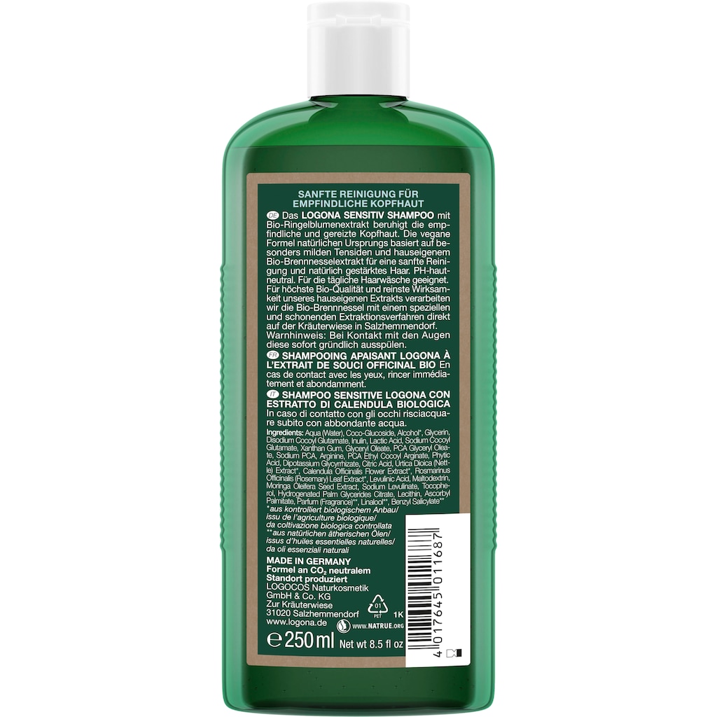 LOGONA Haarshampoo »Logona Sensitiv Shampoo Bio-Akazie«