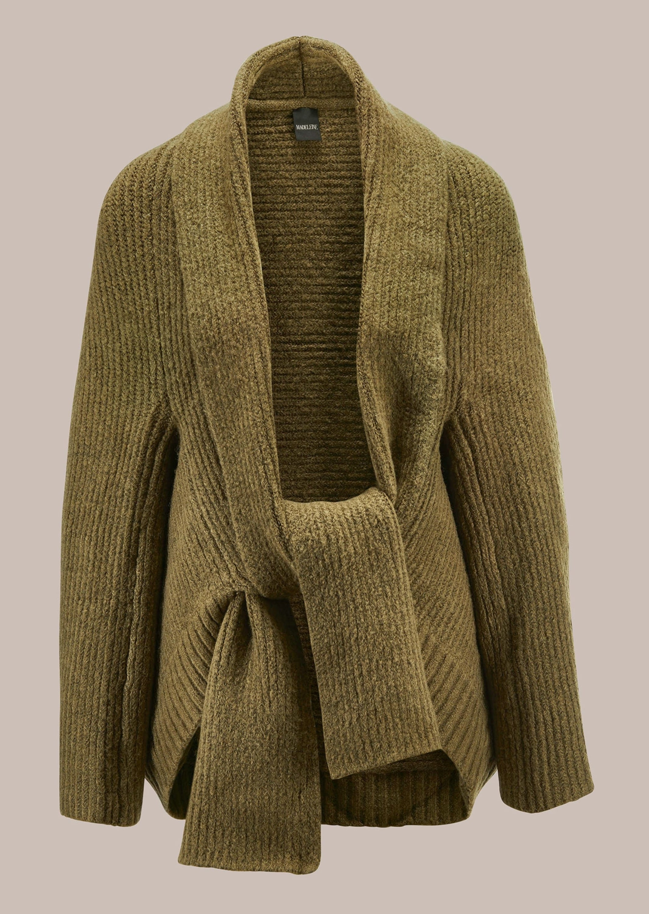 MADELEINE Strickjacke "Strickmantel Oversized Cardigan mit Stehkragen"
