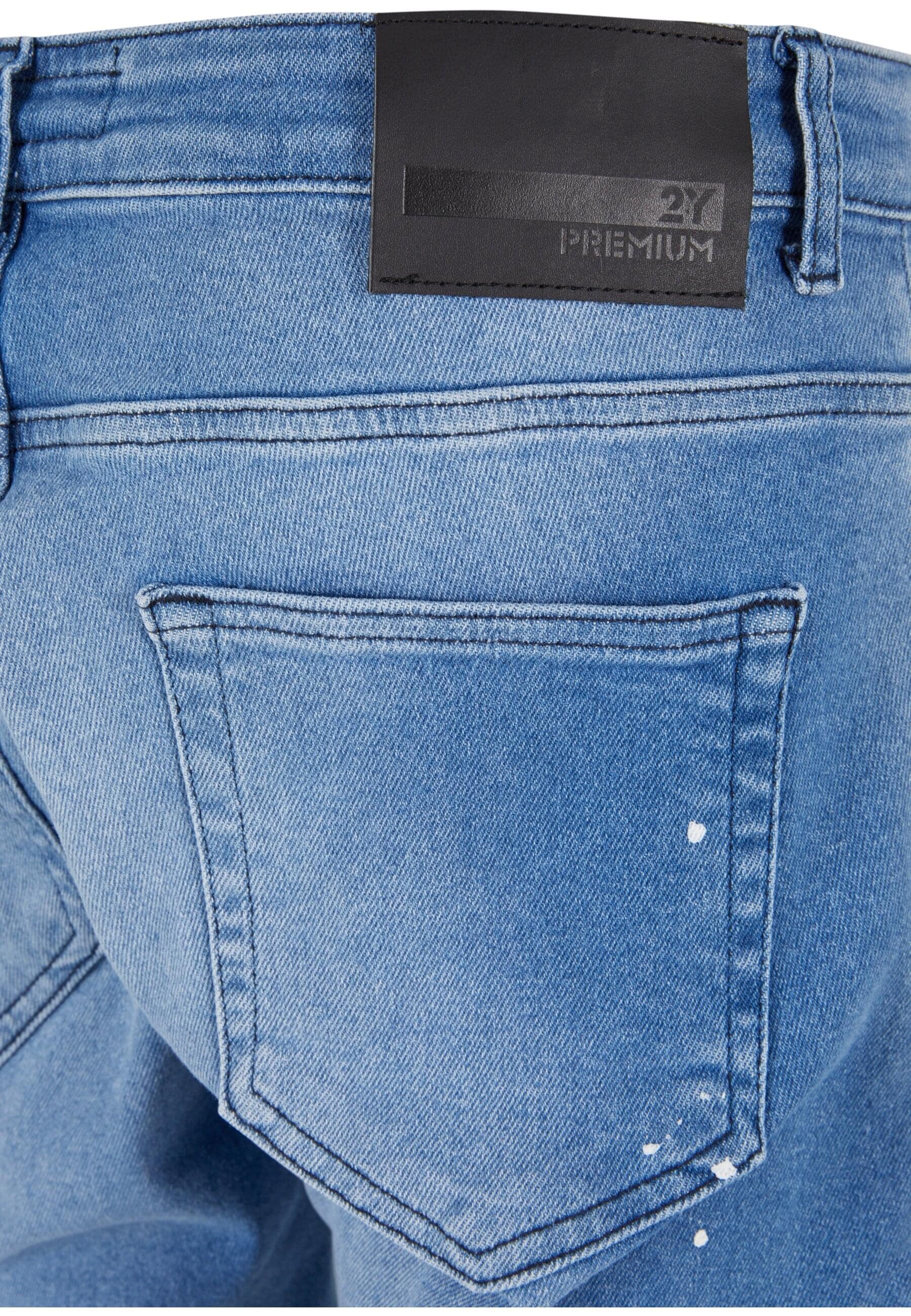 2Y Studios Bequeme Jeans »2Y Studios Herren 2Y Skinny Fit Pocket Cargo Skull Jeans«