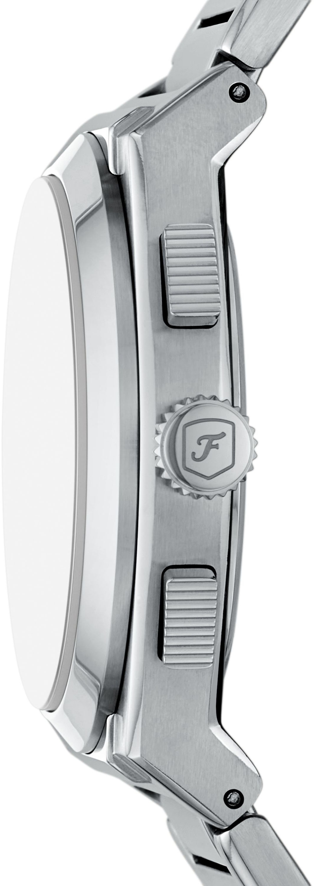 Fossil Chronograph »EVERETT«, Quarzuhr, Armbanduhr, Herrenuhr, Edelstahlarmband, analog