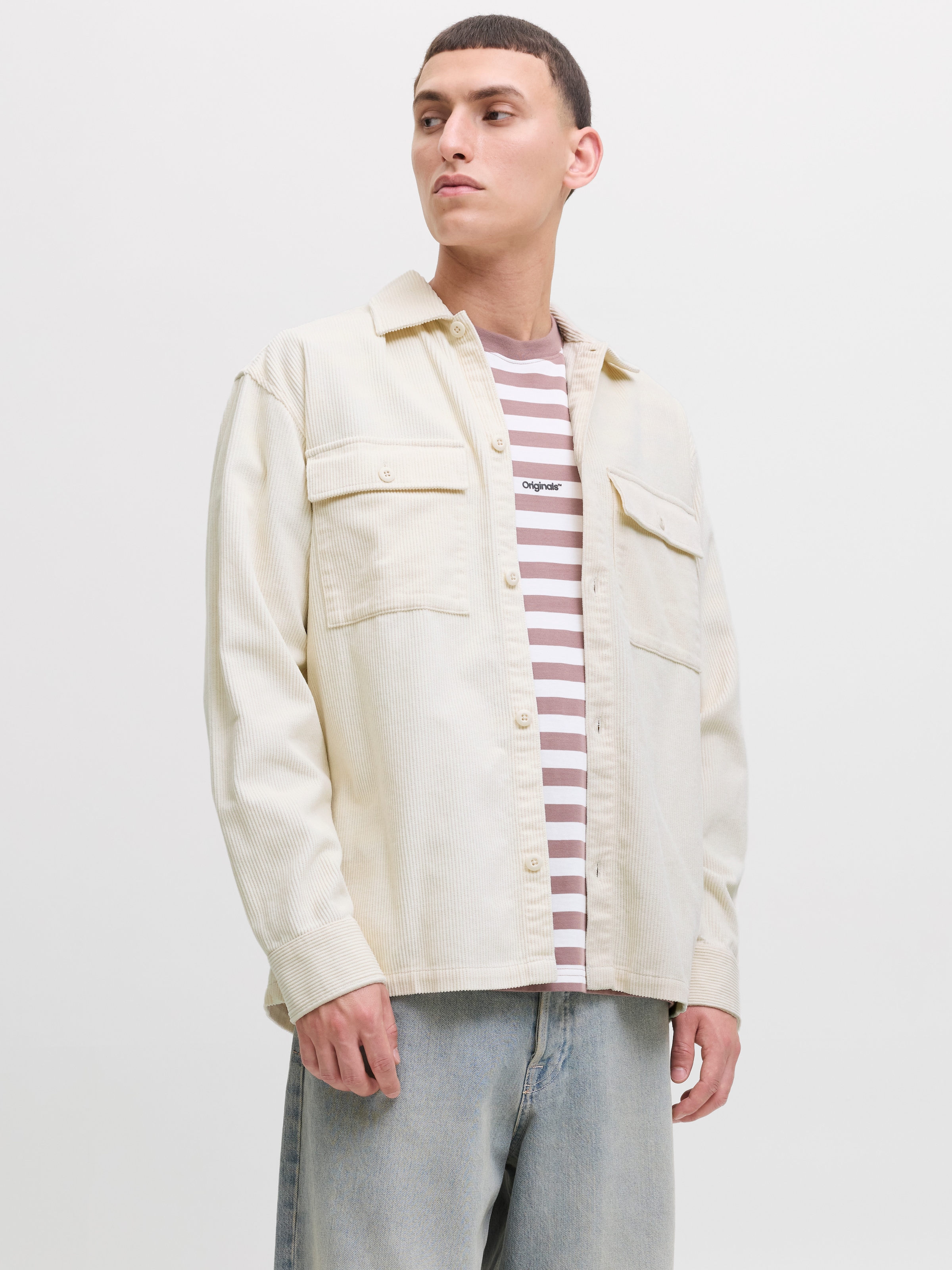 Jack & Jones Langarmhemd "JJEPERFECT CORDUROY OVERSHIRT LS SN" günstig online kaufen