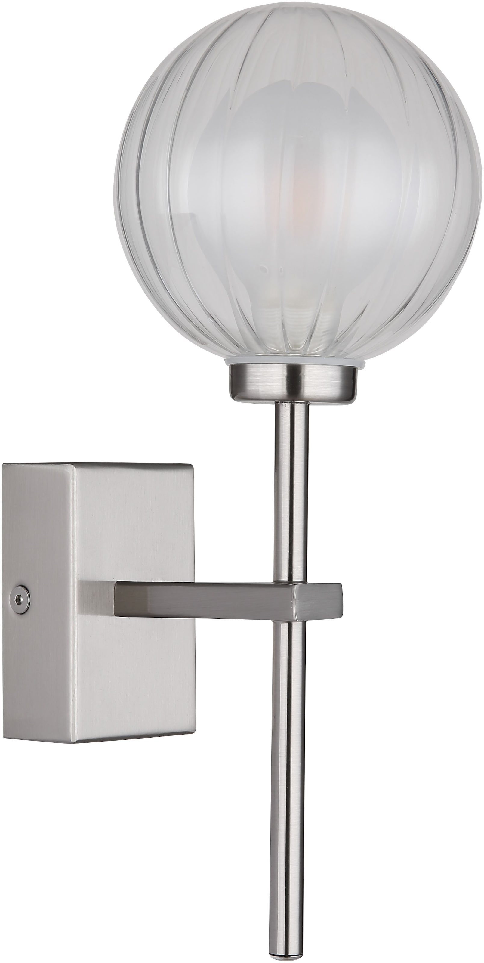 GLOBO LIGHTING Wandleuchte »ANDER«, Leuchtmittel G9 | ohne Leuchtmittel, Wandlampe/Spot/Glas klar/Wohnzimmer/Flur/3000K/IP44/Kugel