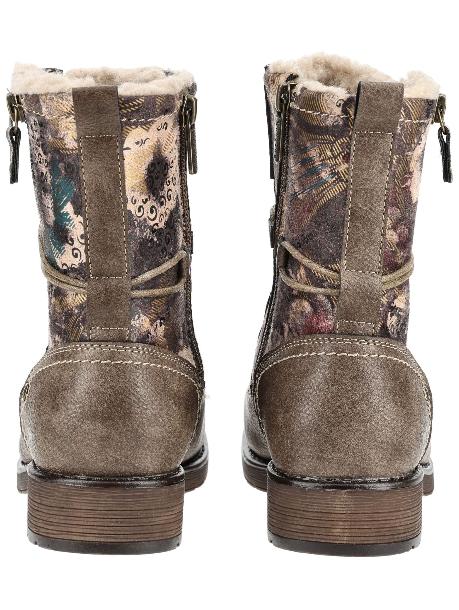 Mustang Shoes Schnürstiefelette »Mustang Shoes Stiefelette Lederimitat«