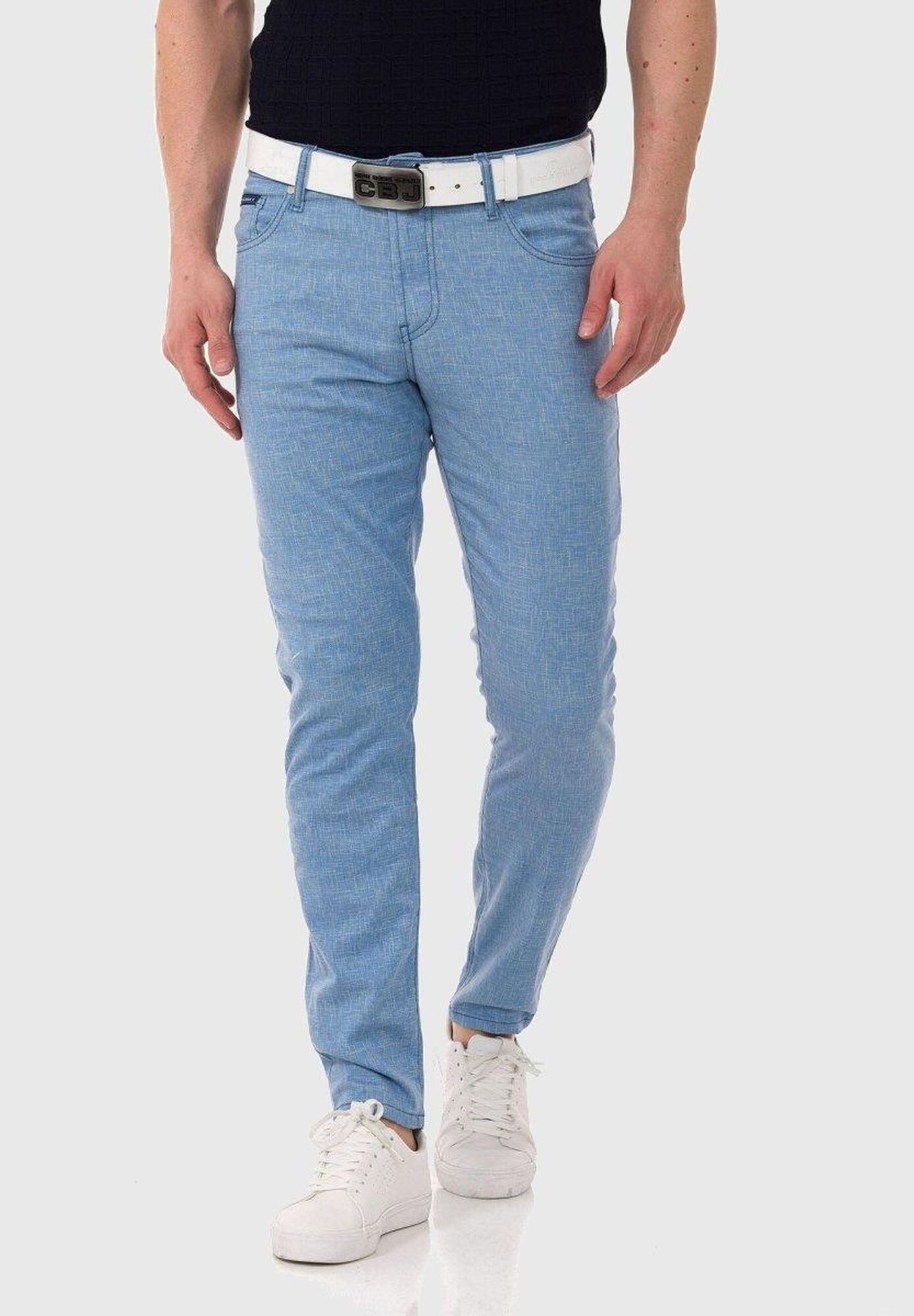 Cipo & Baxx Stoffhose "Cipo & Baxx Hose" im unifarbenen Look