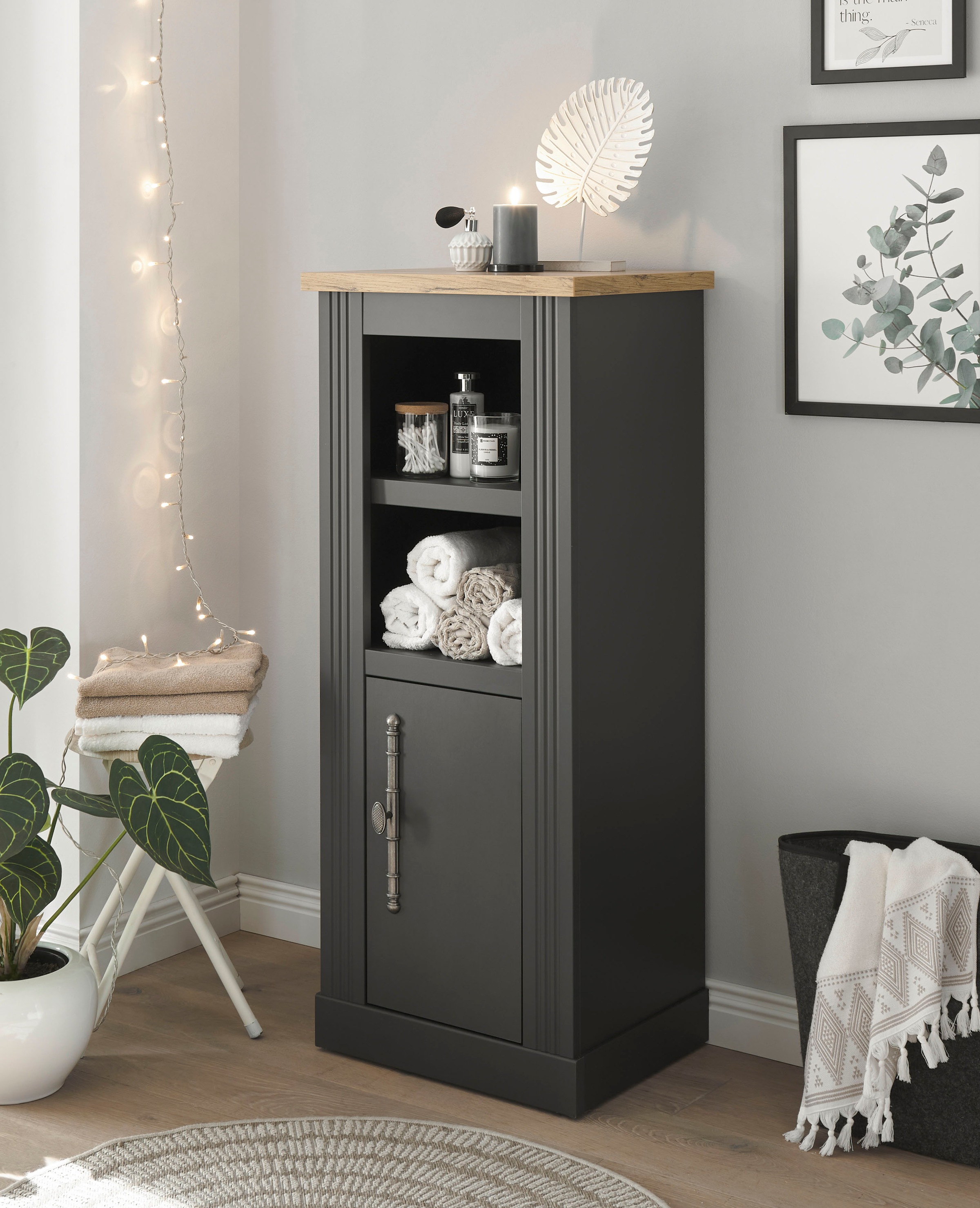 Home affaire Midischrank "WESTMINSTER, Badschrank im Landhausstil, Schrank günstig online kaufen