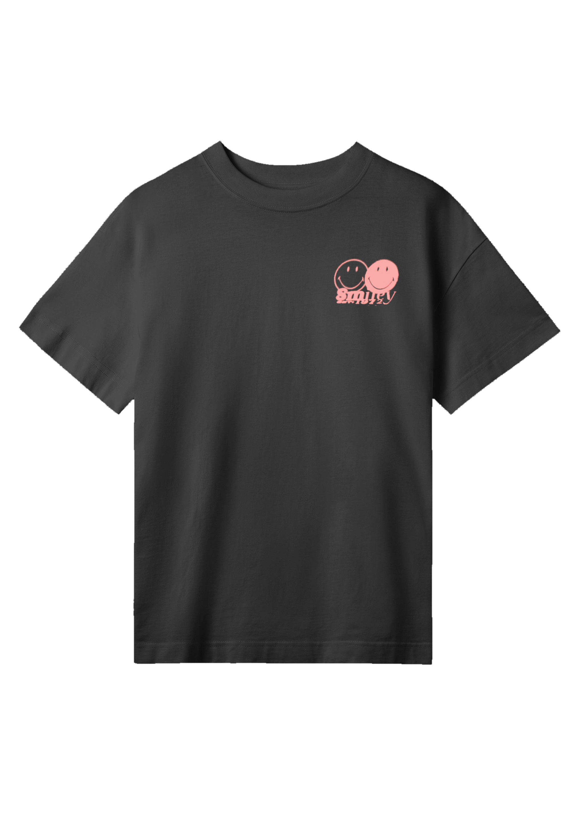 F4NT4STIC T-Shirt »Smiley Originals Rave Streetwear Orange« Premium Qualität