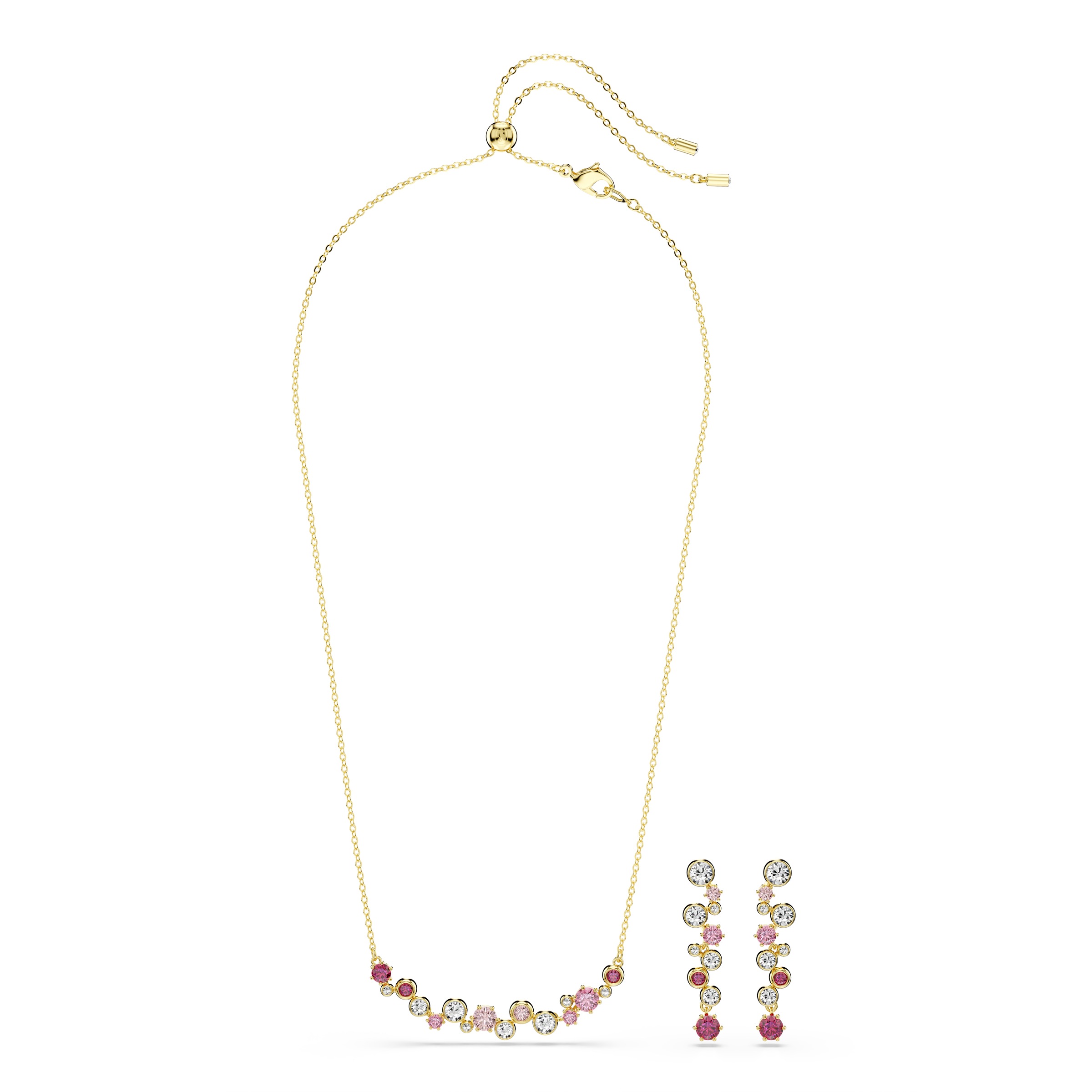 Swarovski Ohrring und Ketten Set »Multipack Schmuck Geschenk Constella,«, (Set, 3 tlg., inkl. Schmuckbox), mit Swarovski® Kristall